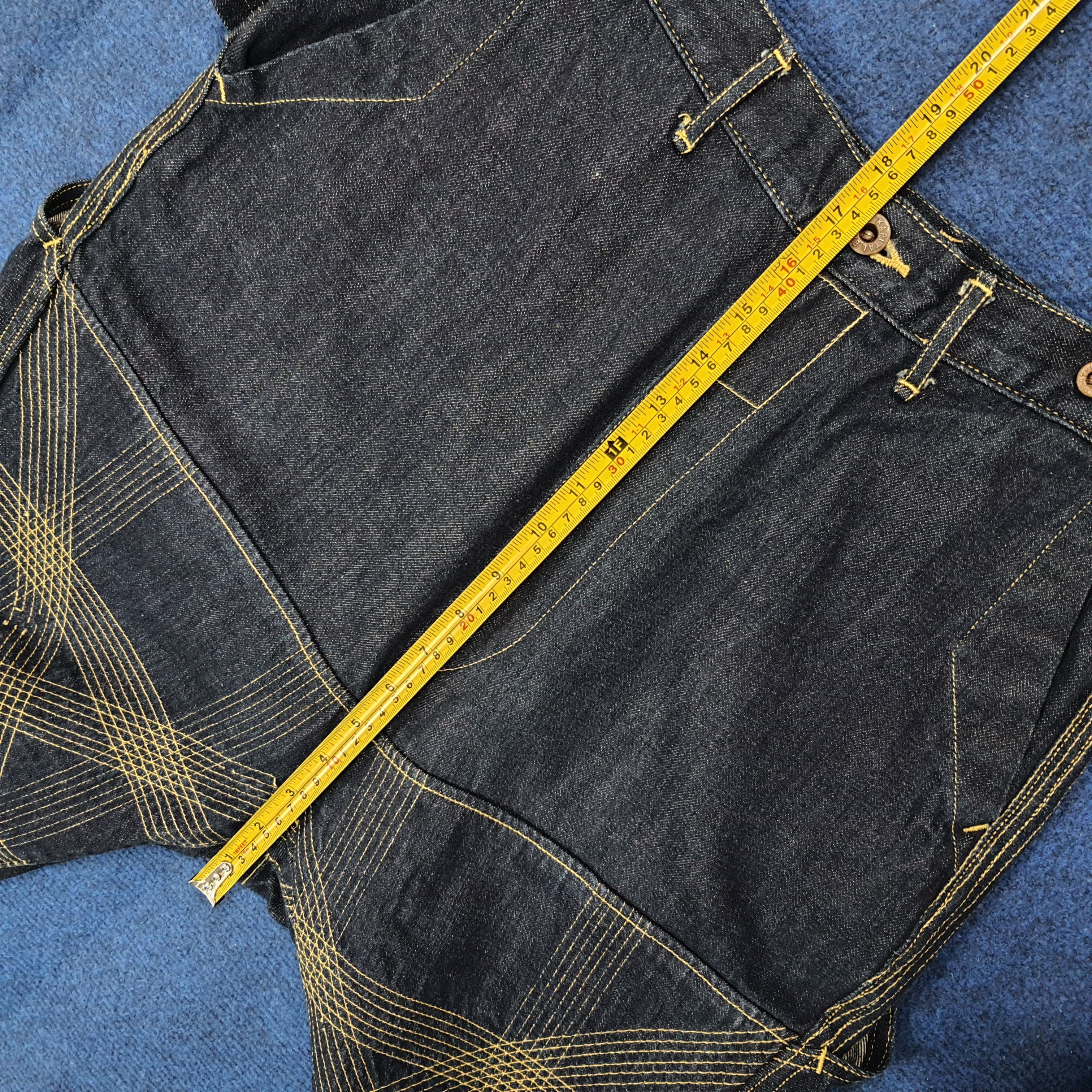 Kapital Vintage KAPITAL Japan Denim Monkey Stitching Pants C297N20 Size US 32 / EU 48 - 14 Thumbnail