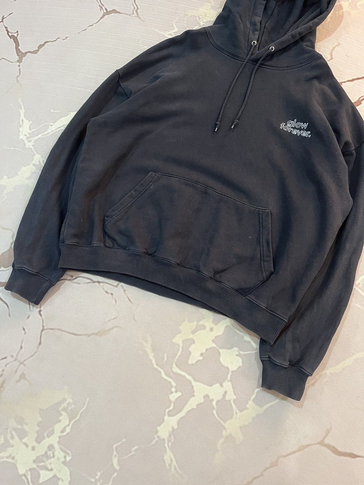 Japanese Brand Glow Forever Boxy Fit Hoodie Embroidered Logo Size US L / EU 52-54 / 3 - 3 Thumbnail
