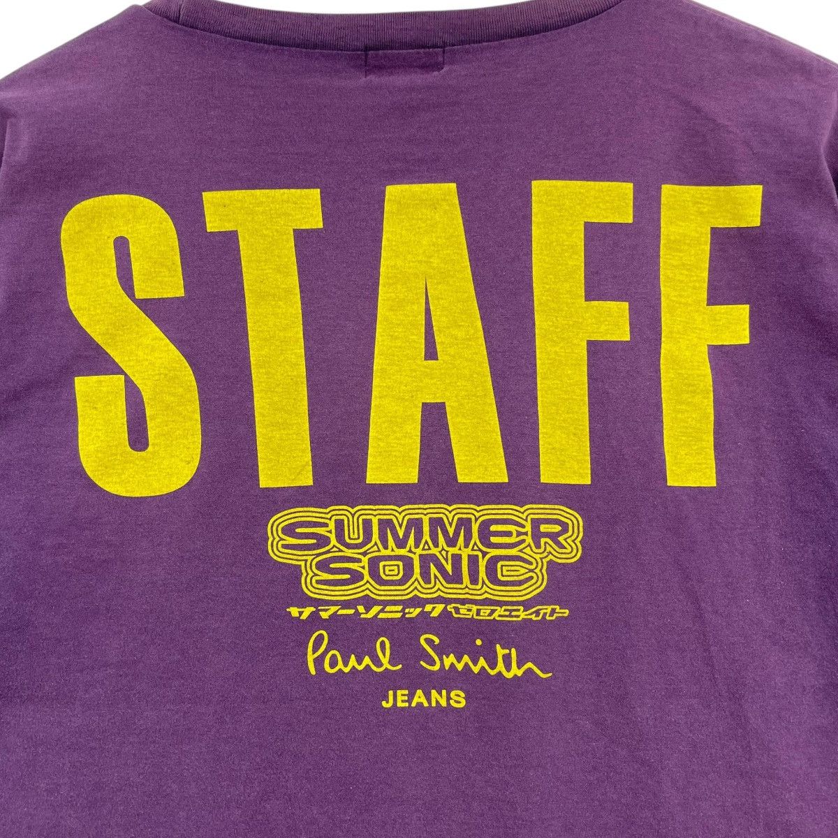 Paul Smith Vintage 90s Paul Smith x Summer Sonic Staff Tee Shirt Size US L / EU 52-54 / 3 - 8 Thumbnail