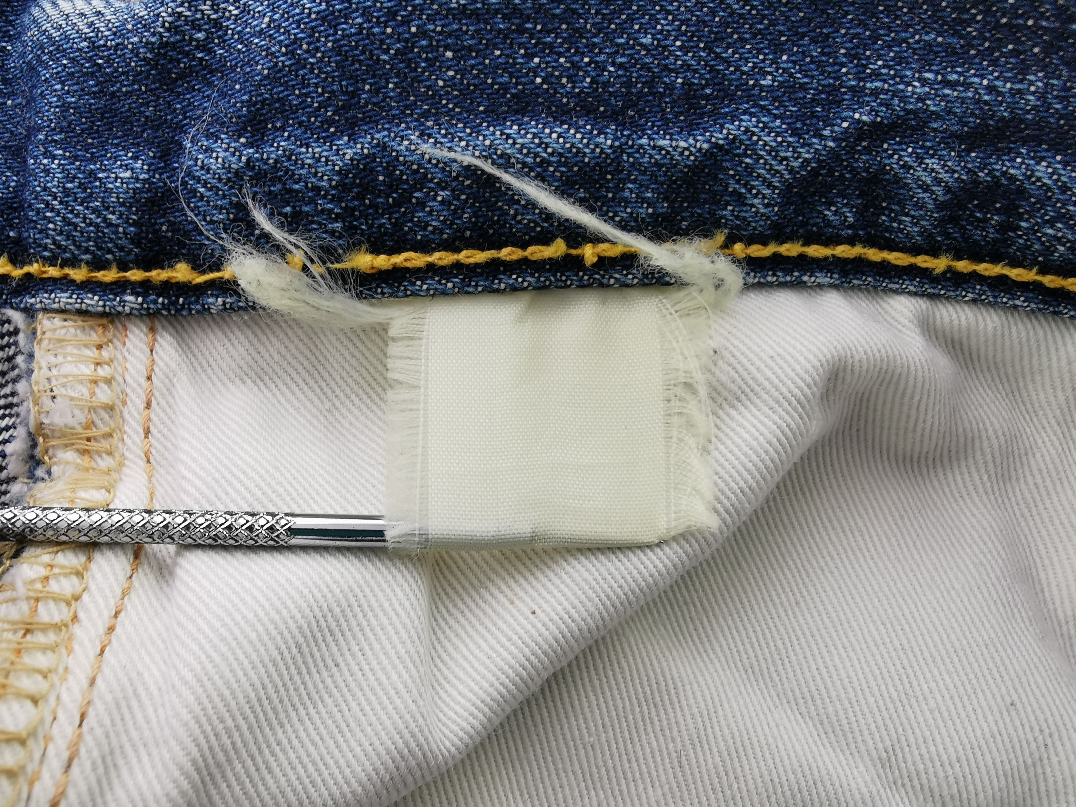Vintage Vintage 90s Evis Lot 2601 Logo Selvedge Denim Size 30/29x34 Size US 30 / EU 46 - 8 Thumbnail