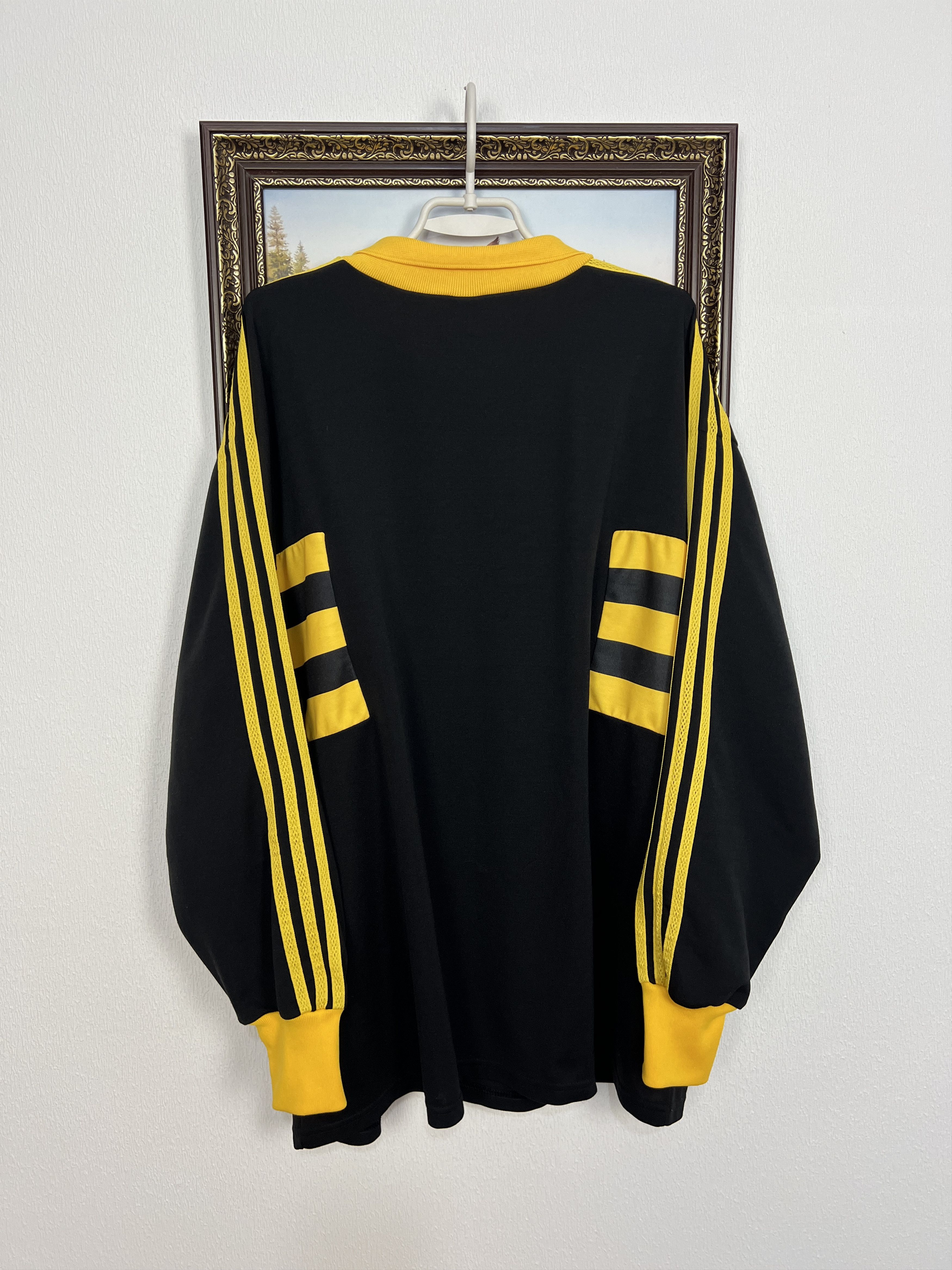 Adidas Vintage Football Template Shirt Soccer Long Sleeve Jersey Size US XXL / EU 58 / 5 - 8 Thumbnail