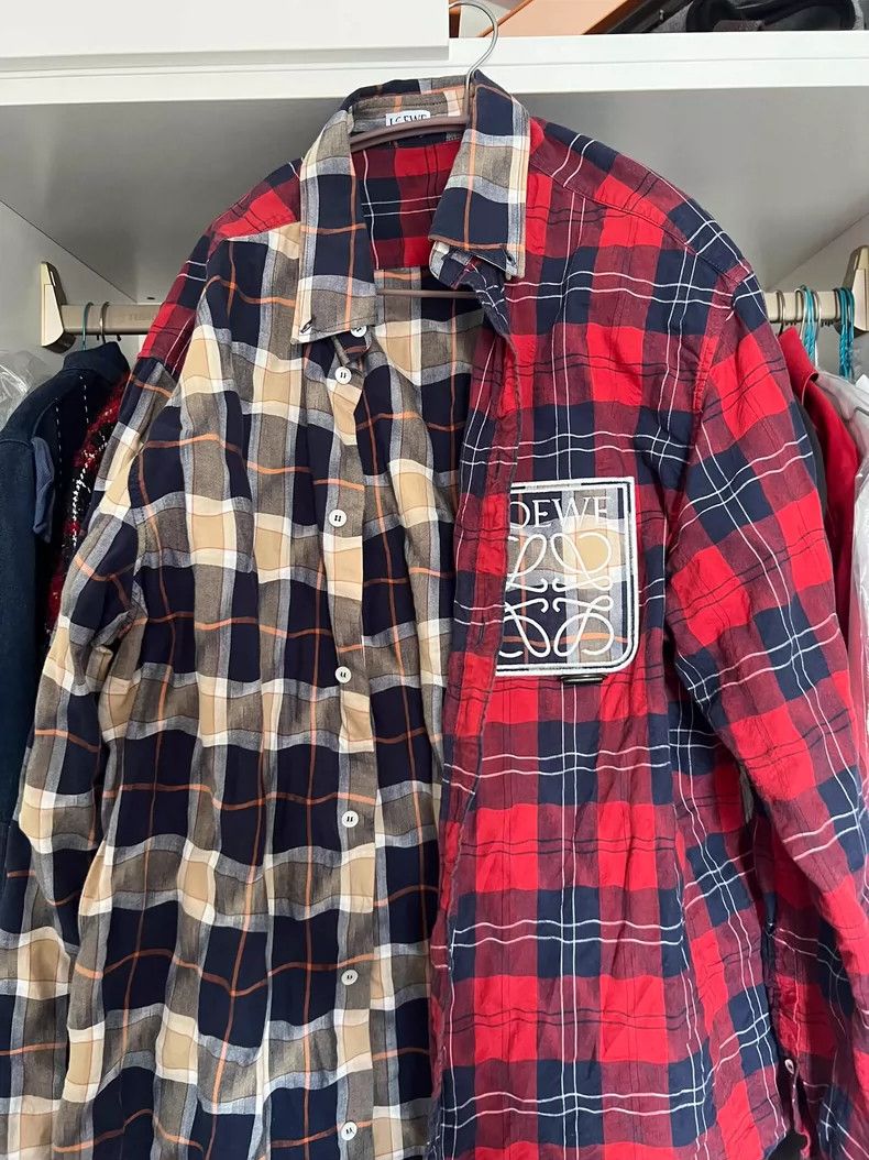 Loewe LOEWE Spliced shirt Size L / US 10 / IT 46 - 2 Thumbnail