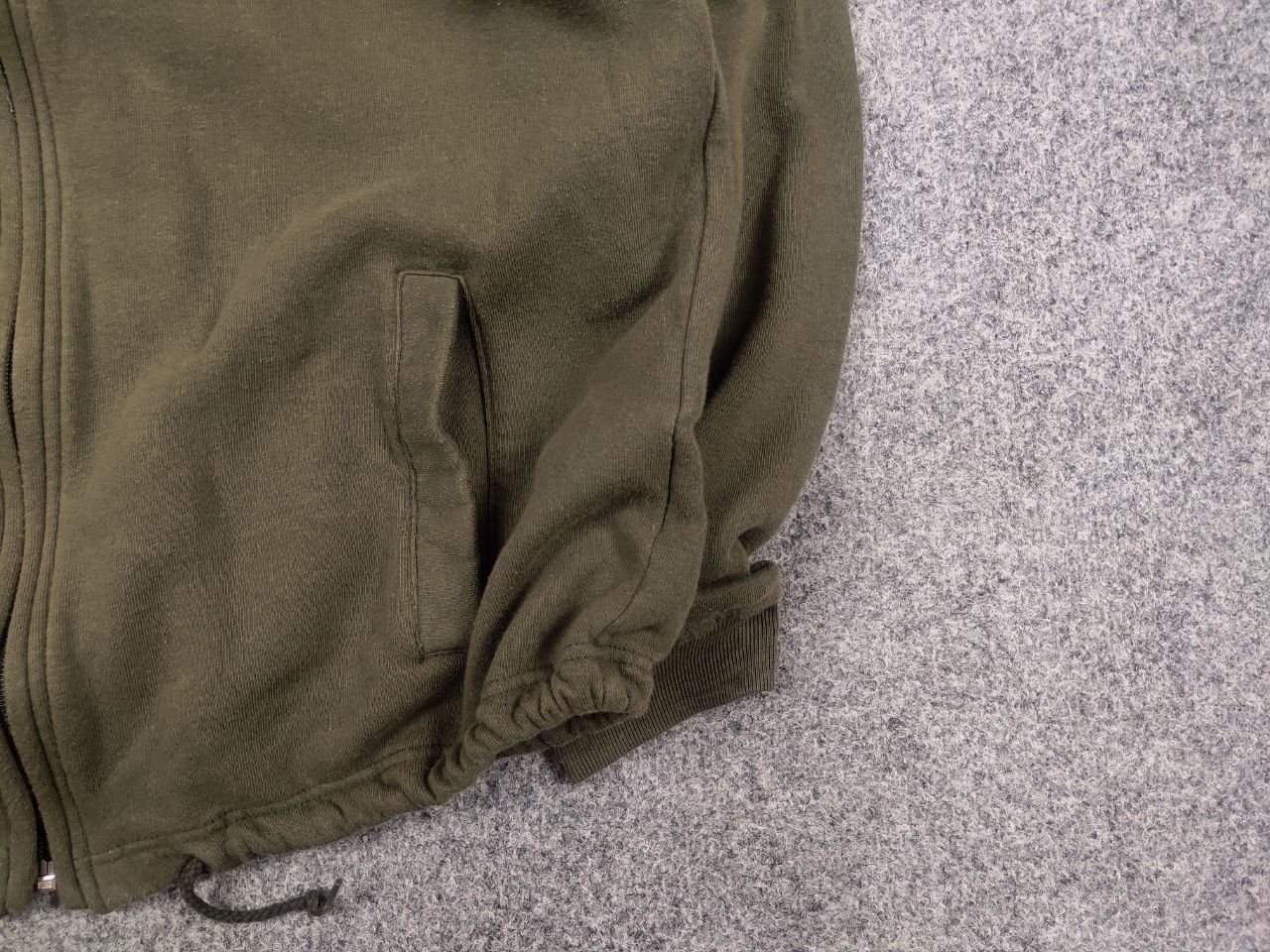 Nike Vintage Nike Y2K Style Swoosh Zip Military Olive Sweatshirt Size US M / EU 48-50 / 2 - 6 Thumbnail