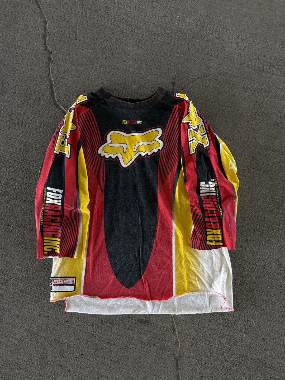 Vintage Fox Racing Men's Short Sleeve Workshirt Vintage Fox Racing Men's Short Sleeve Workshirt