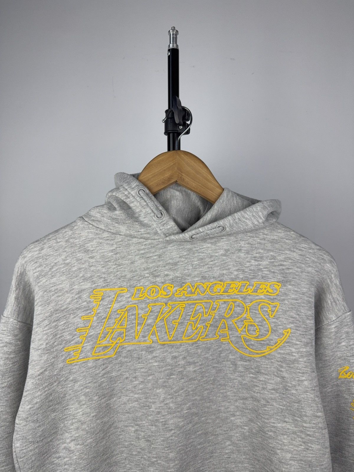 NBA × Vintage NBA Lakers Gray Hoodie Pullover Sweatshirt Vintage Style Size US XS / EU 42 / 0 - 2 Thumbnail
