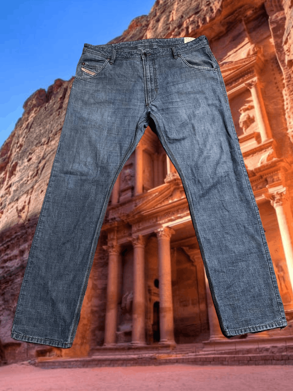 Diesel Distressed Thrashed Jeans DIESEL KROOLEY Y2K Size US 36 / EU 52 - 1 Thumbnail
