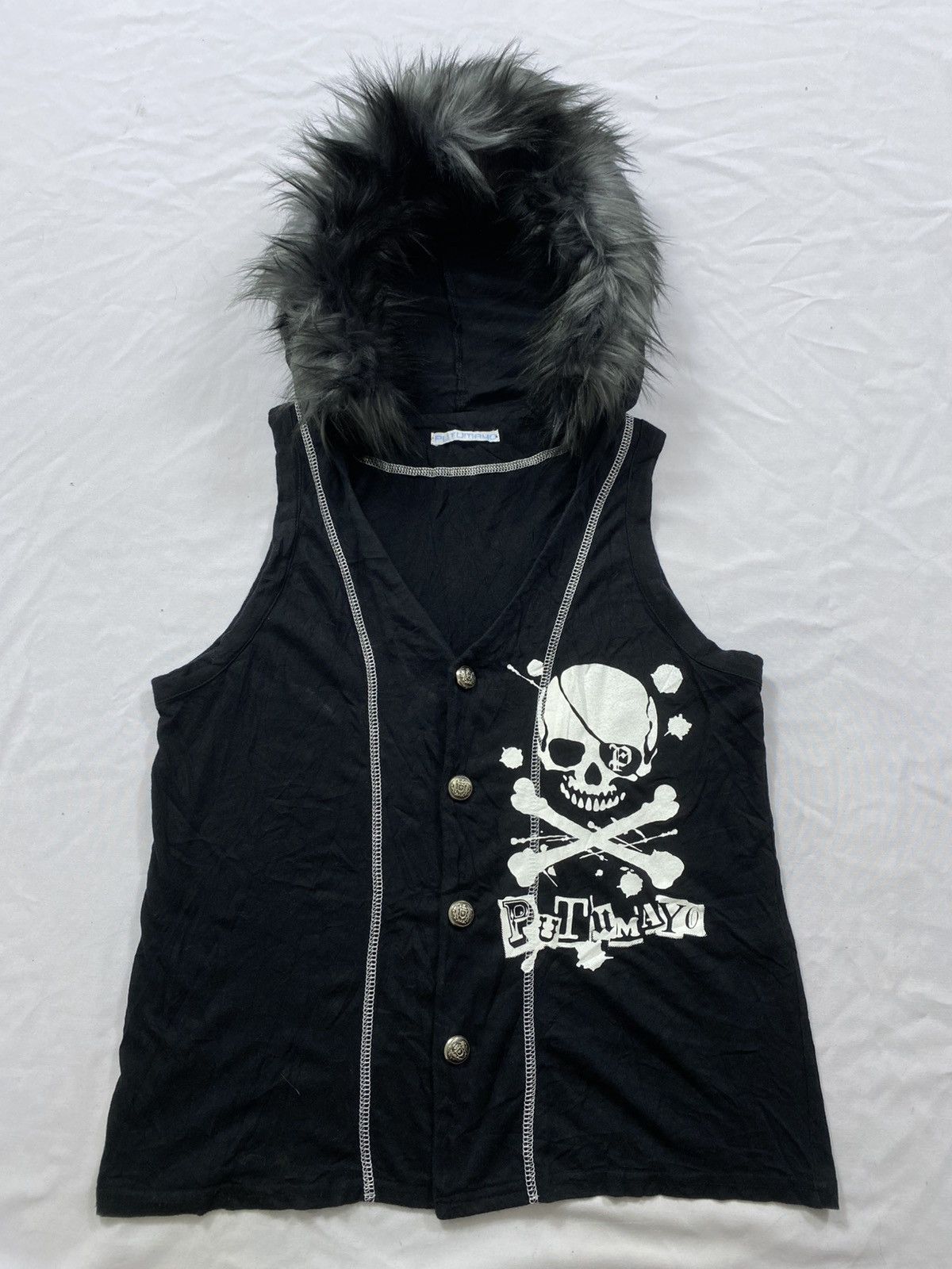 If Six Was Nine Japanes Furr Skull Gothic Hoodie ifsix Lgb Size US M / EU 48-50 / 2 - 1 Thumbnail