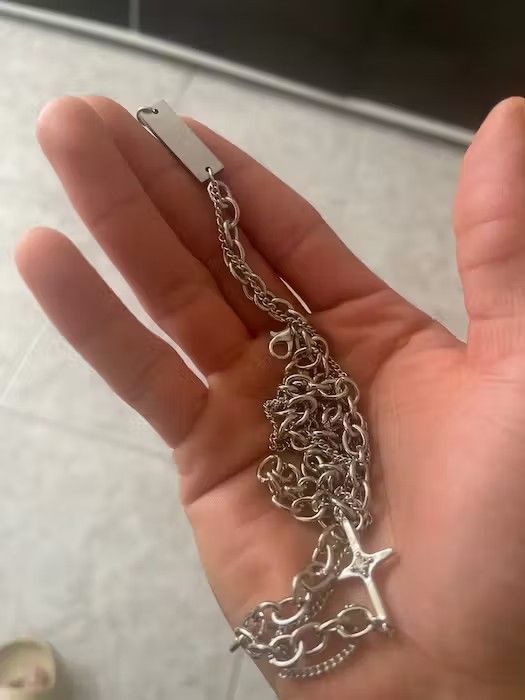 Other Punk Double Layer Cross Chain Necklace Size ONE SIZE - 3 Thumbnail