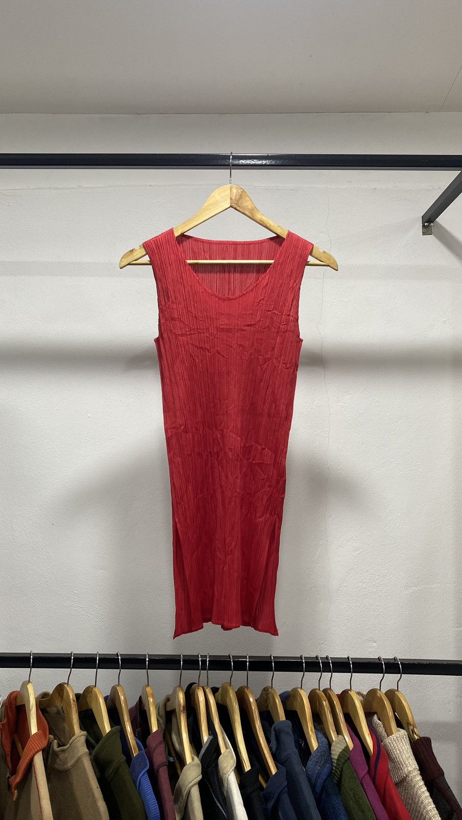 Pleats Please Issey Miyake 💥RARE Issey Miyake Pleats Please Red Size ONE SIZE - 1 Thumbnail