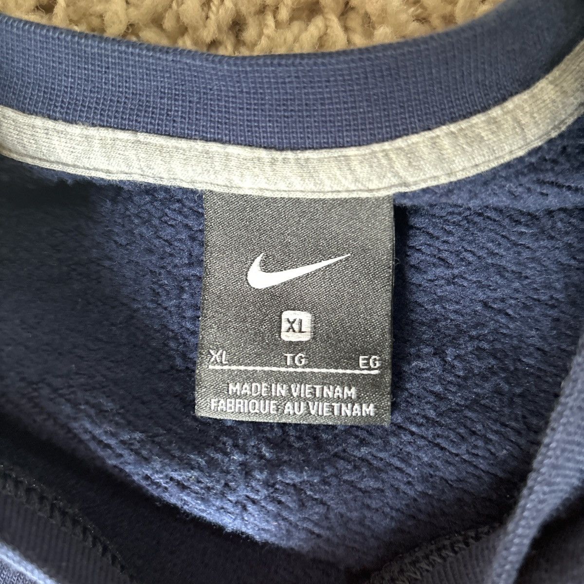 Nike Navy blue Nike Crewneck Size US L / EU 52-54 / 3 - 3 Thumbnail