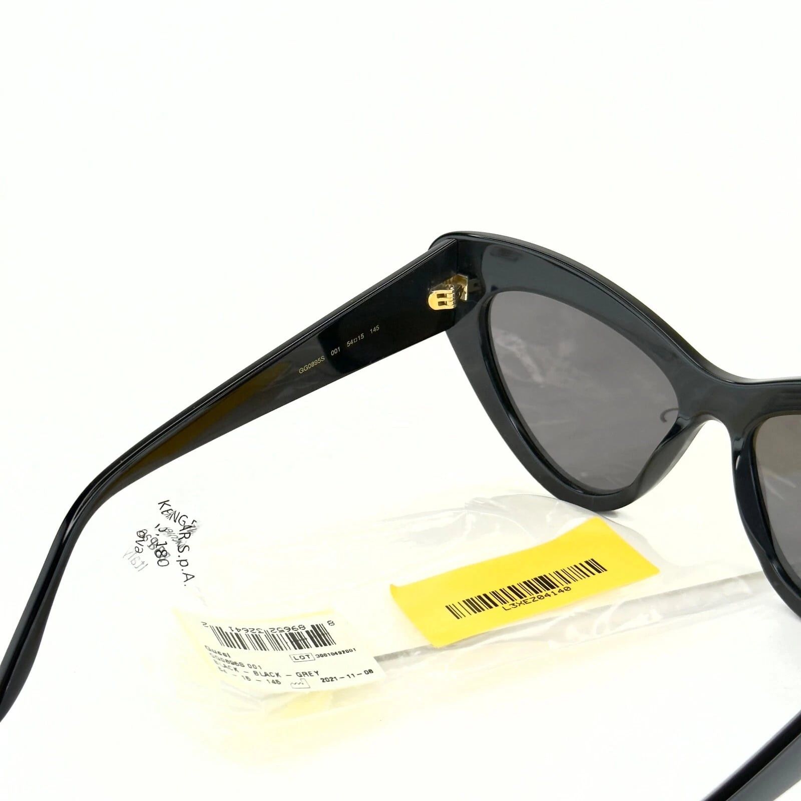 Gucci GUCCI Gg0895s 0895 Black Cat Eye Runway 001 Retro Fashion Size ONE SIZE - 2 Thumbnail