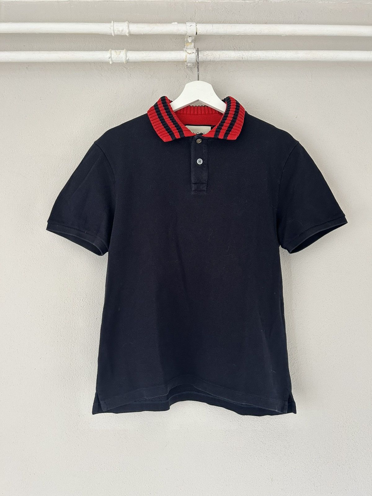 Gucci Knit Collar Polo Size US L / EU 52-54 / 3 - 1 Thumbnail