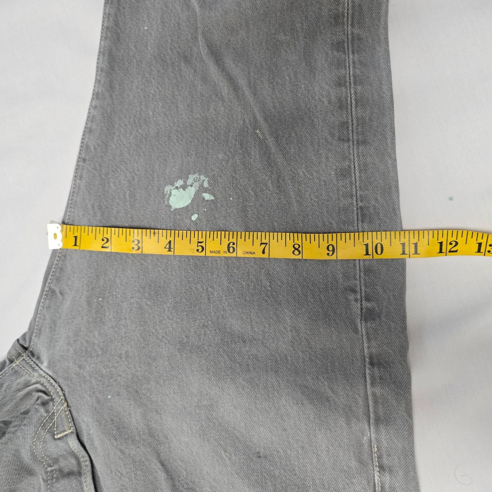 Levi's Levi's 501 Men's Gray Jeans 34x34 Distressed Vintage Style Size US 34 / EU 50 - 17 Thumbnail
