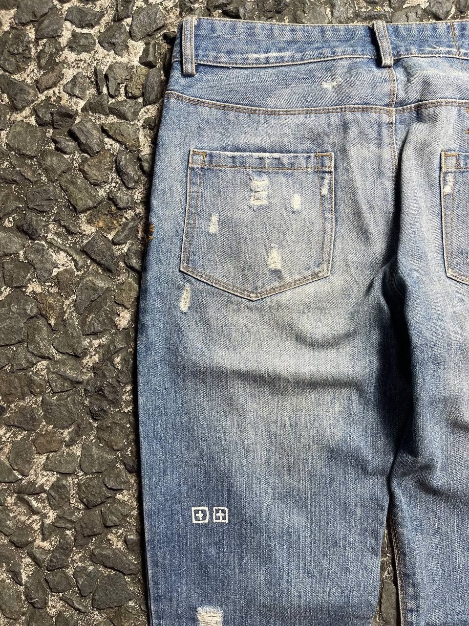 Ksubi Ksubi - Tattered Denim Jeans Size US 29 - 5 Thumbnail