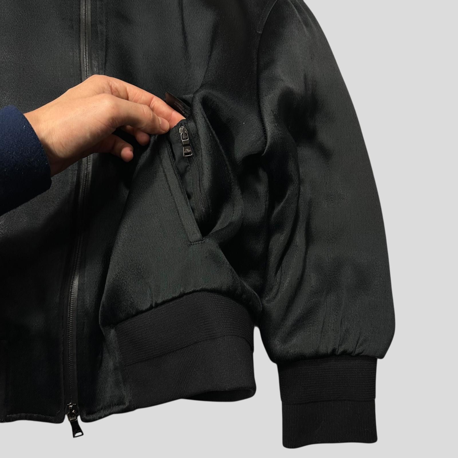 Neil Barrett Neil Barrett Textured Viscose Padded Bomber Jacket - S/M Size US S / EU 44-46 / 1 - 3 Thumbnail