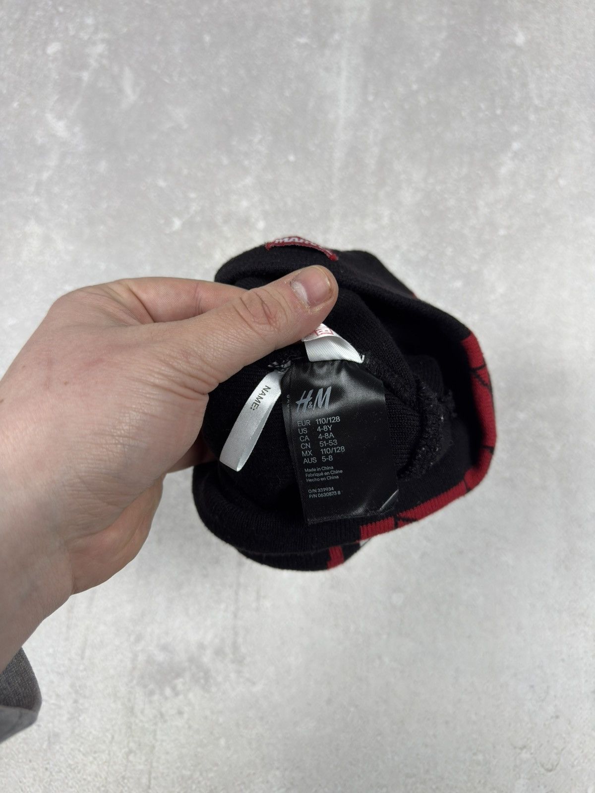 Marvel Comics Spider Man Y2K Marvel Black Eye Beanie Hats One Size Size ONE SIZE - 7 Thumbnail
