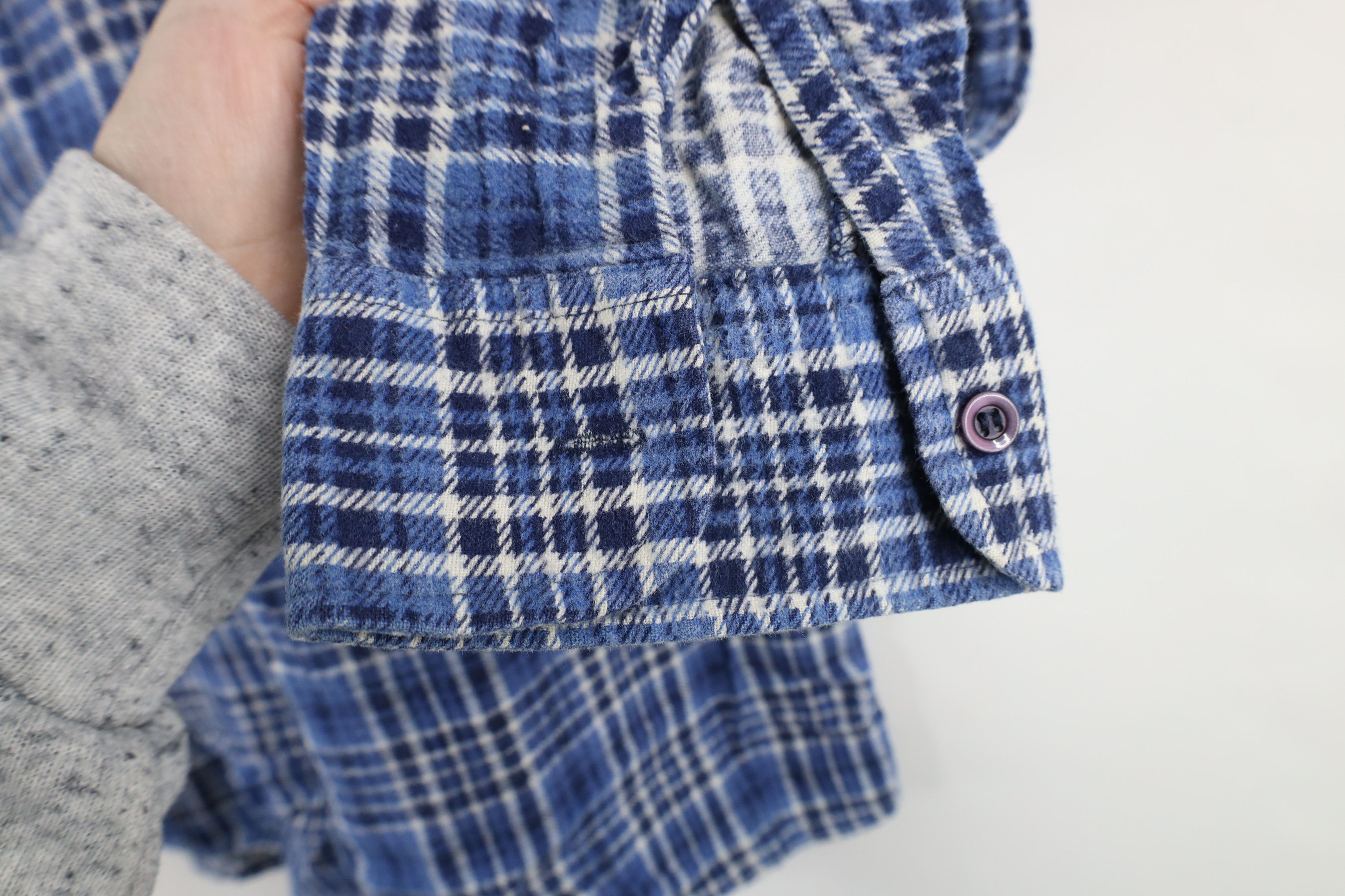 Dickies × Vintage Vintage 70s Dickies Flannel Collared Button Shirt Plaid USA Size US M / EU 48-50 / 2 - 4 Thumbnail