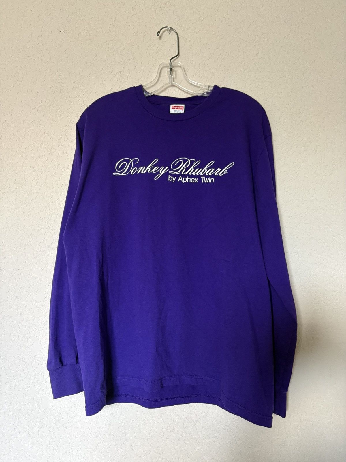 Supreme Supreme X Aphex Twin Donkey Rhubarb Longsleeve Tee XL