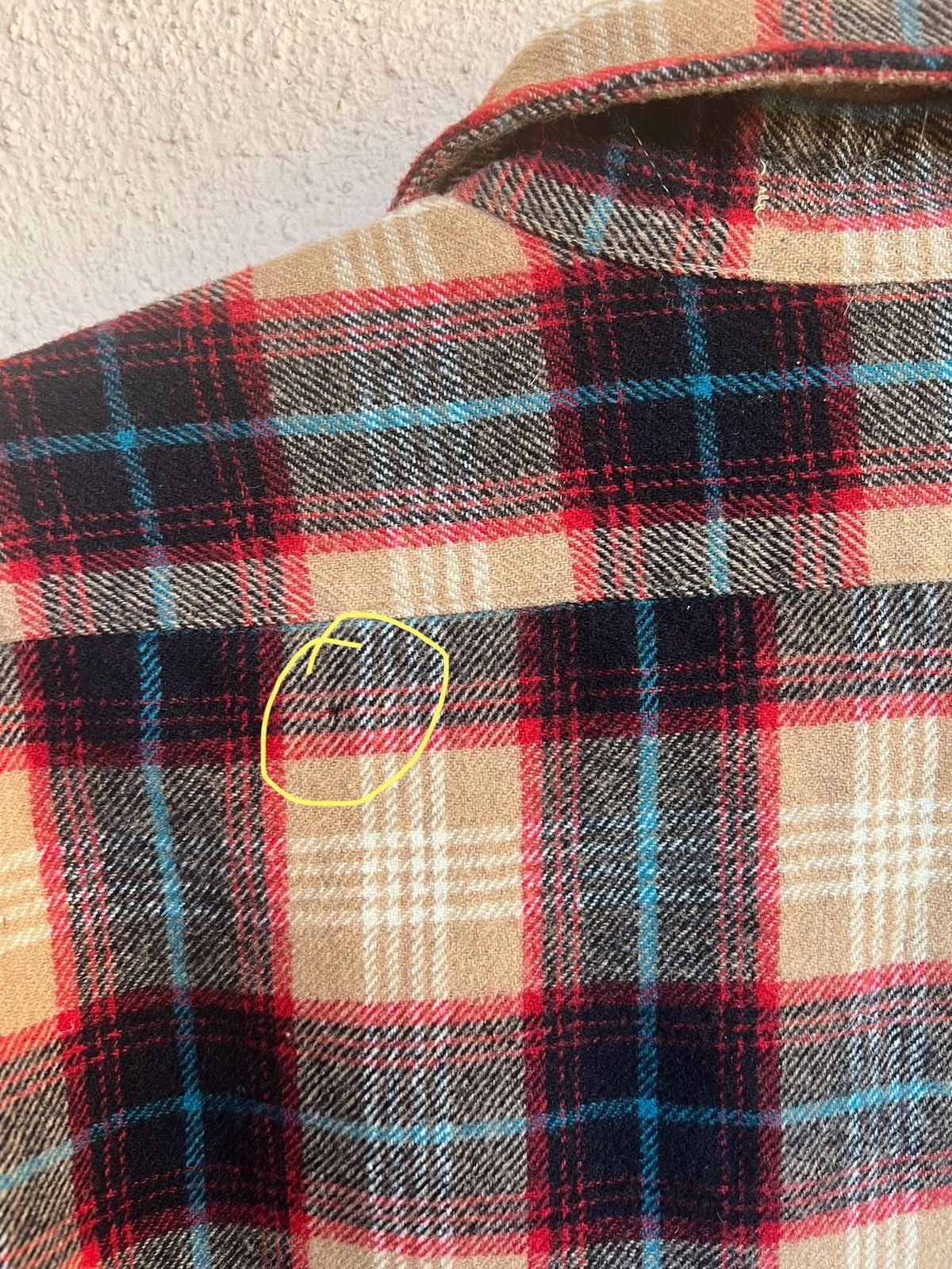 Pendleton Vintage 50's Pendelton plaid flannel long sleeve shirt Size US S / EU 44-46 / 1 - 10 Thumbnail