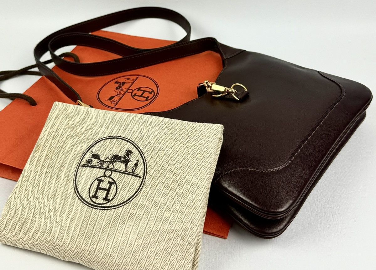 Hermes Hermes - 2020 - Evercolor - Brown & Gold - Trim Duo - 24 Size ONE SIZE - 8 Thumbnail