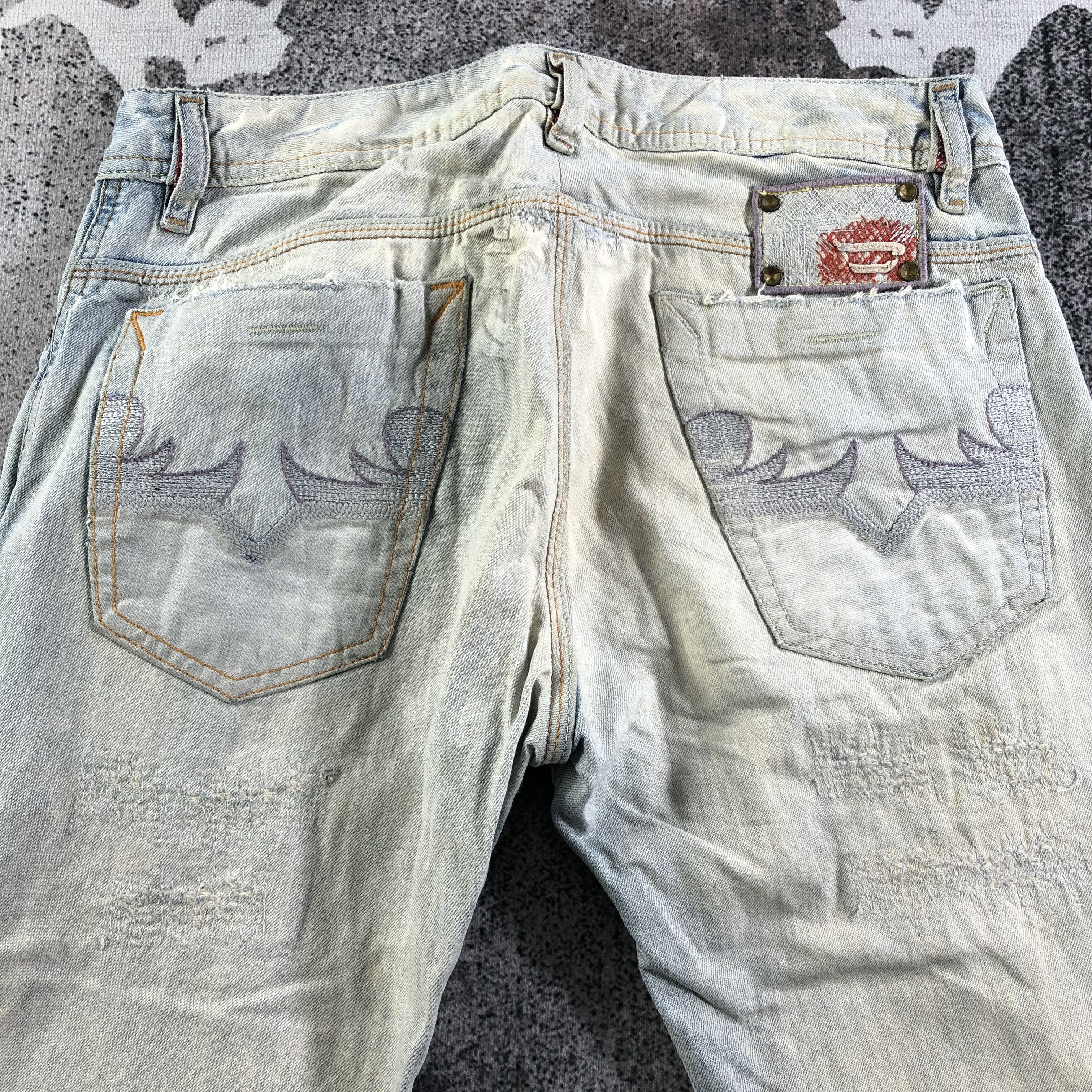 Diesel Diesel Jeans Faded Blue Denim KJ2467 Size US 30 / EU 46 - 4 Thumbnail
