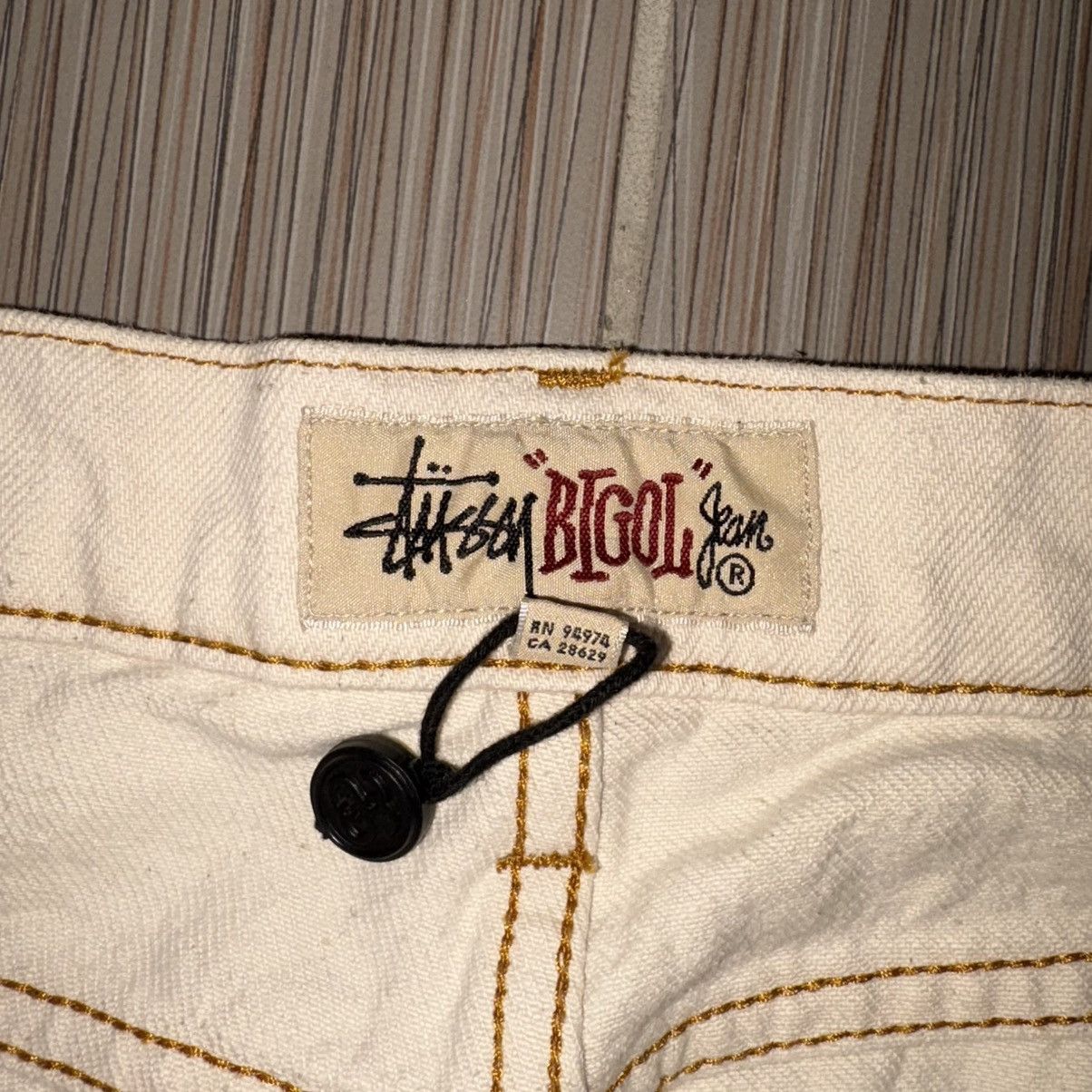 Stussy × Vintage *BAGGY* STUSSY “BIG OL” JEANS SIZE 38 Size US 38 / EU 54 - 3 Thumbnail