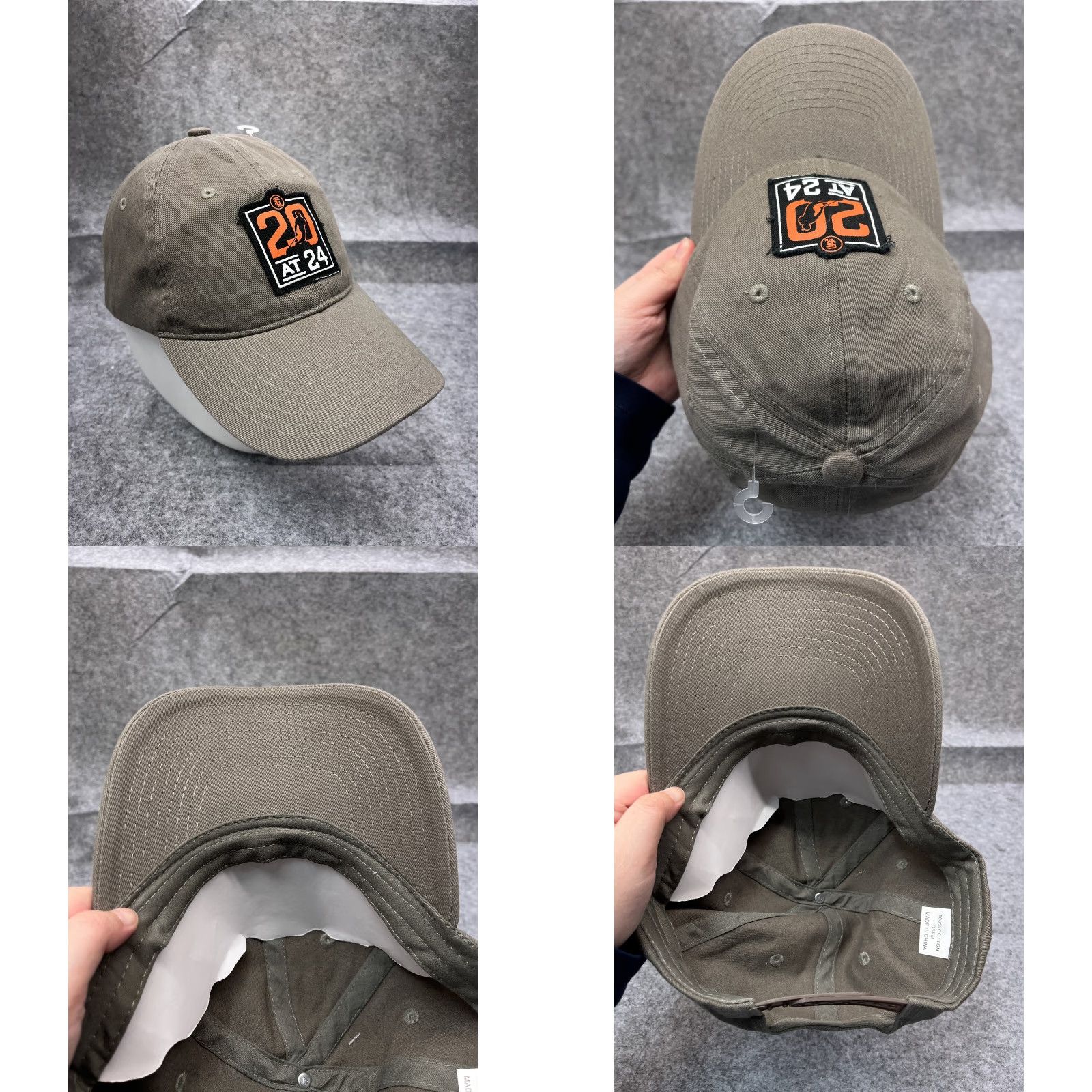 Vintage San Francisco Giants Snapback Hat Cap Adjustable One Size Gray Cotton Sports MLB Mens Size ONE SIZE - 8 Thumbnail