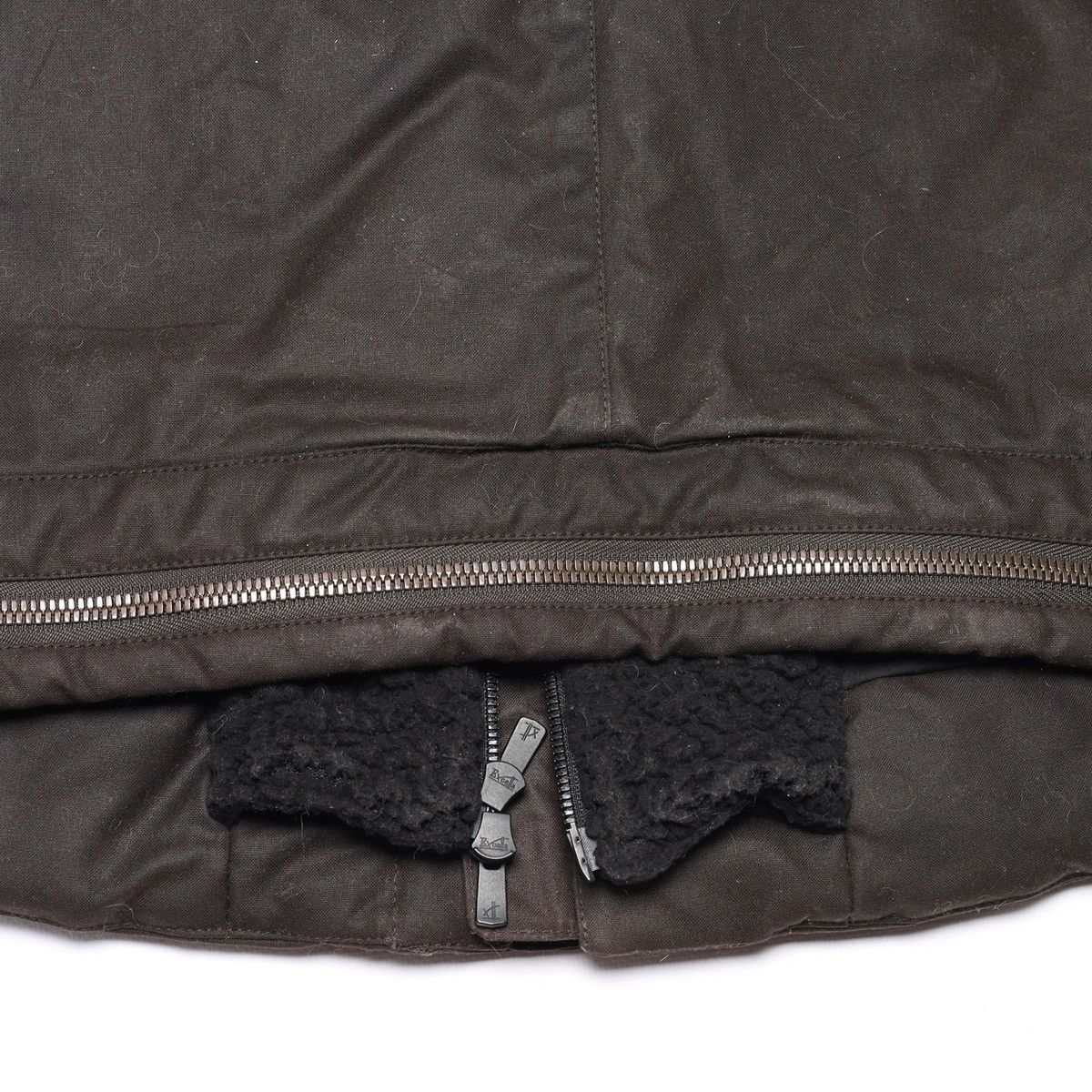 Givenchy Givenchy Archive Brown Fleece Lined Flight Jacket Zipper Size XS / US 0-2 / IT 36-38 - 21 Thumbnail