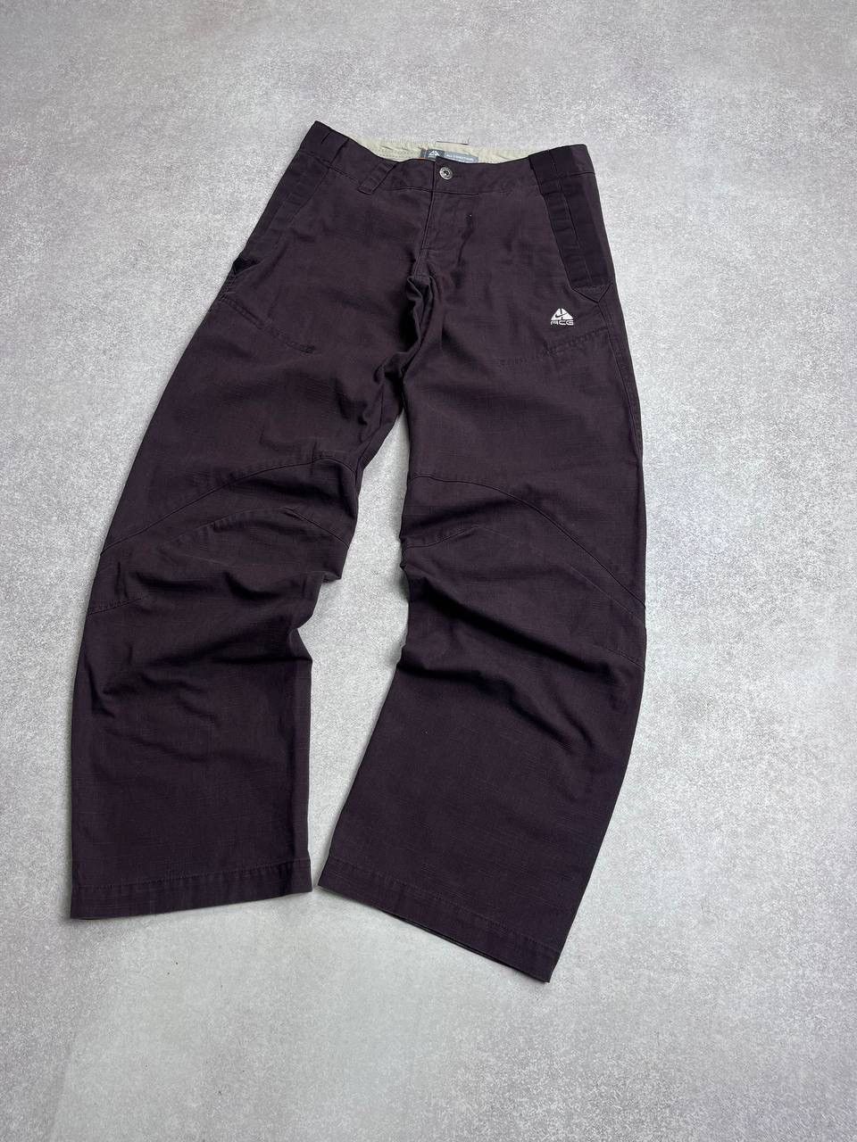 Vintage VINTAGE NIKE ACG BAGGY BROWN ARCHIVAL CARGO PANTS Y2K 32 Size US 32 / EU 48 - 2 Thumbnail