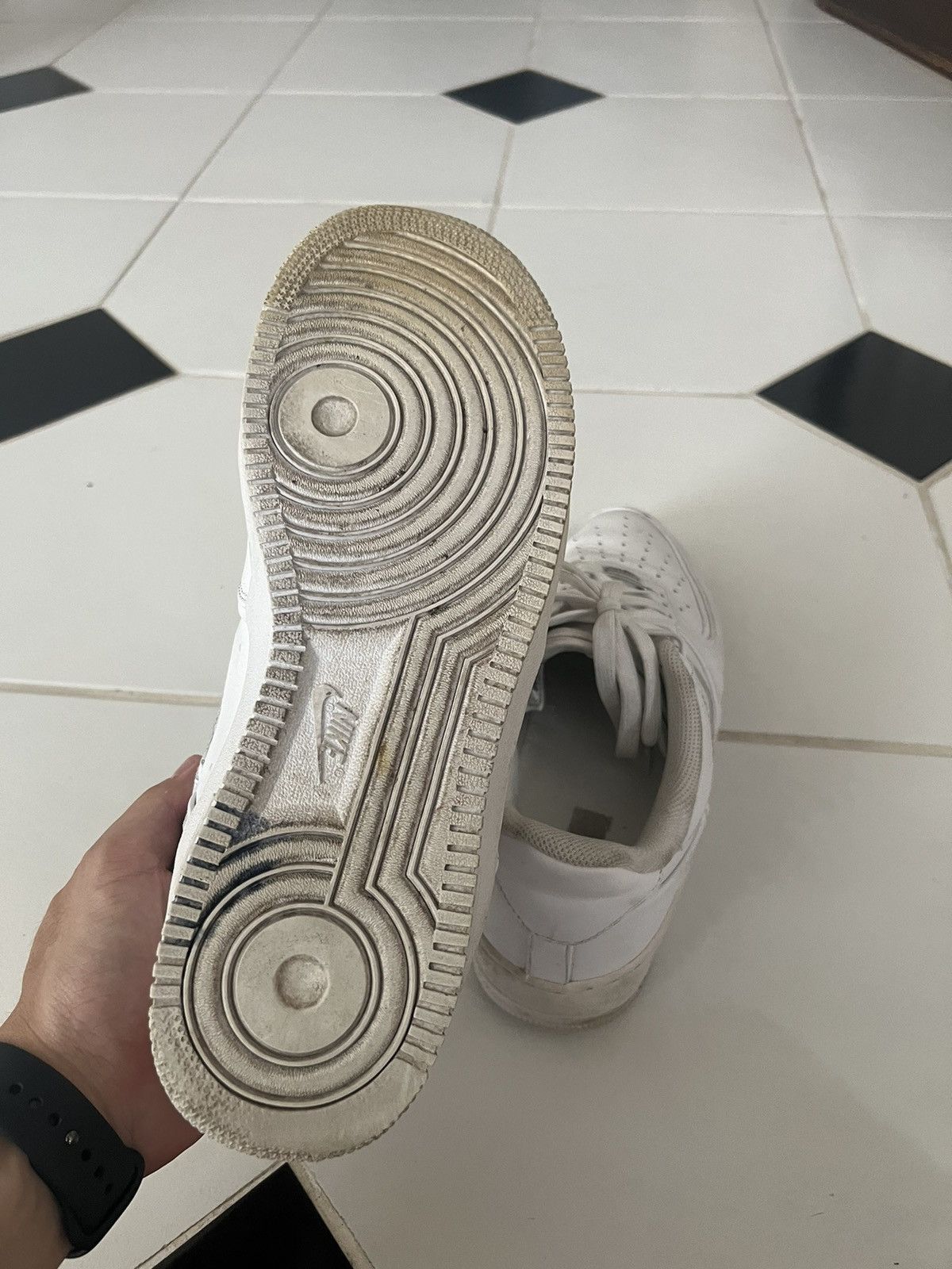 John Elliott × Nike Nike x John Elliott Air Force 1 Low Triple White Size US 11.5 / EU 44-45 - 7 Thumbnail