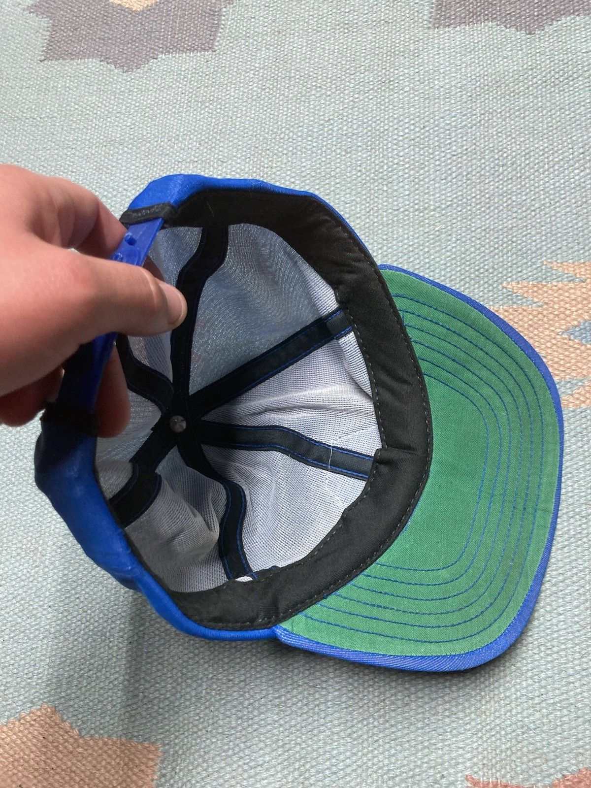Ford × Vintage snapback hat dura torq fasteners Curtis Ford car blue USA Size ONE SIZE - 6 Thumbnail