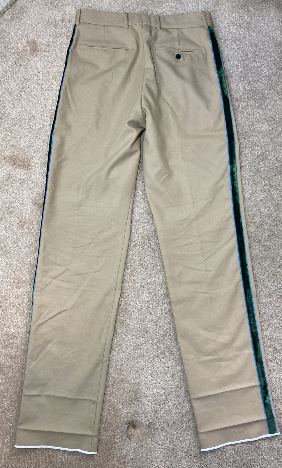 Calvin Klein 205W39NYC FW18 Calvin Klein 205W39NYC Raf Simons Khaki Side Stripe 46 Size US 30 / EU 46 - 8 Thumbnail