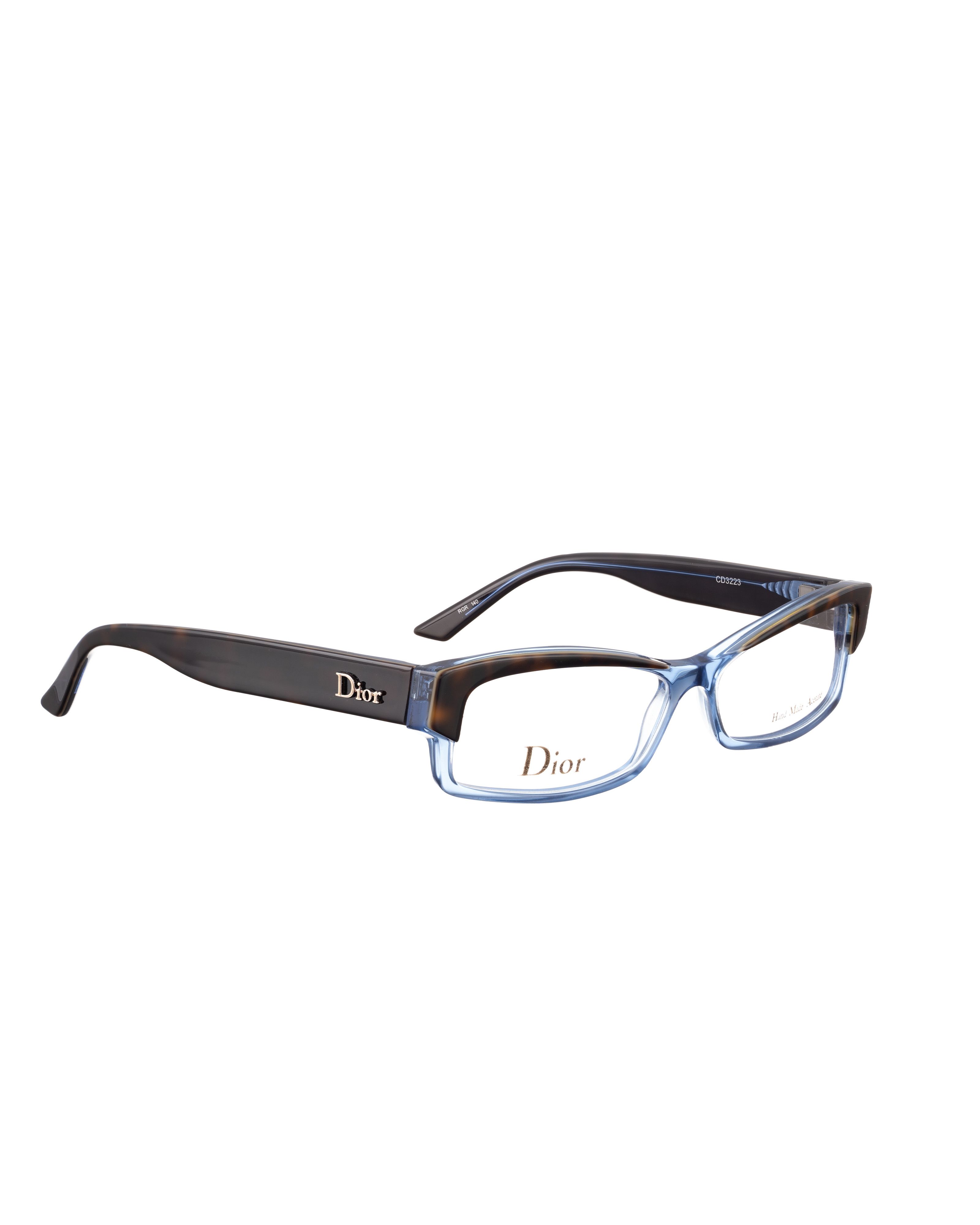 Dior Dior SS2010 Black and Blue Plastic Glasses Size ONE SIZE - 3 Thumbnail