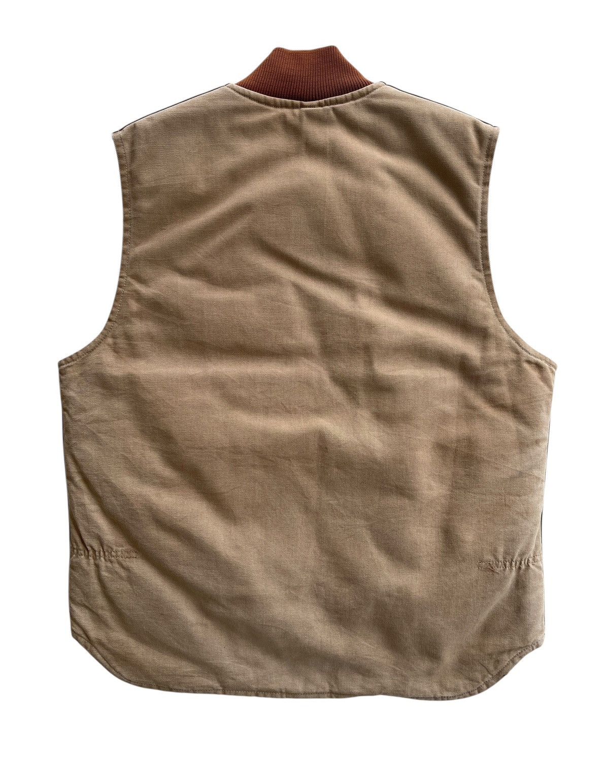 Carhartt Vintage Carhartt Duck Canvas Quilted Vest Faded Size US L / EU 52-54 / 3 - 3 Thumbnail