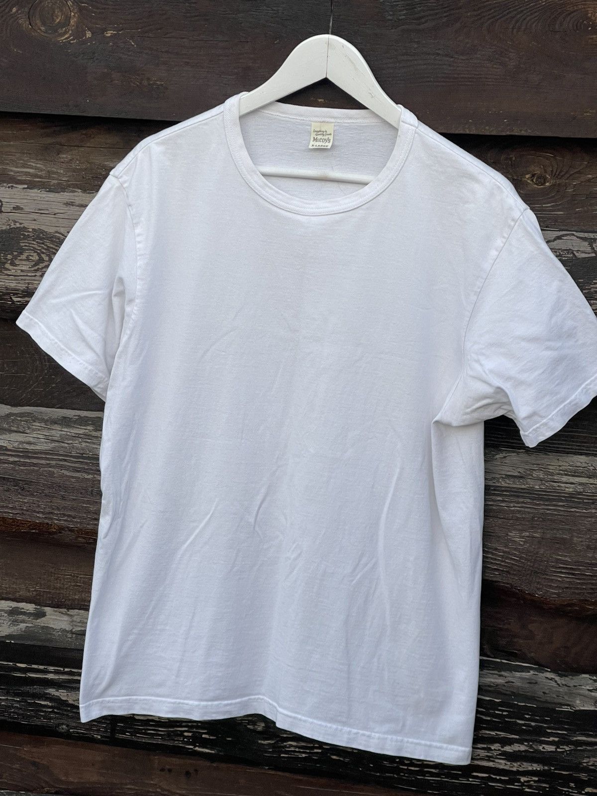 The Real McCoy's The Real Mc Coys white basic t-short Size US XL / EU 56 / 4 - 2 Thumbnail