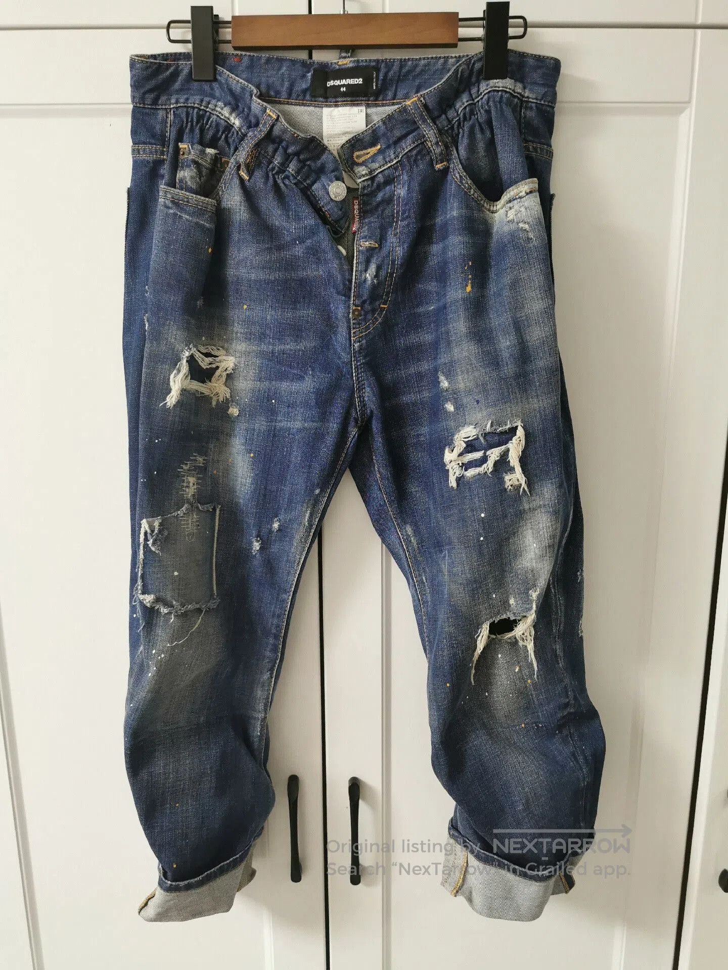 Dsquared2 DSQUARED2 Big Brother Denim Pants. Size US 28 / EU 44 - 1 Thumbnail