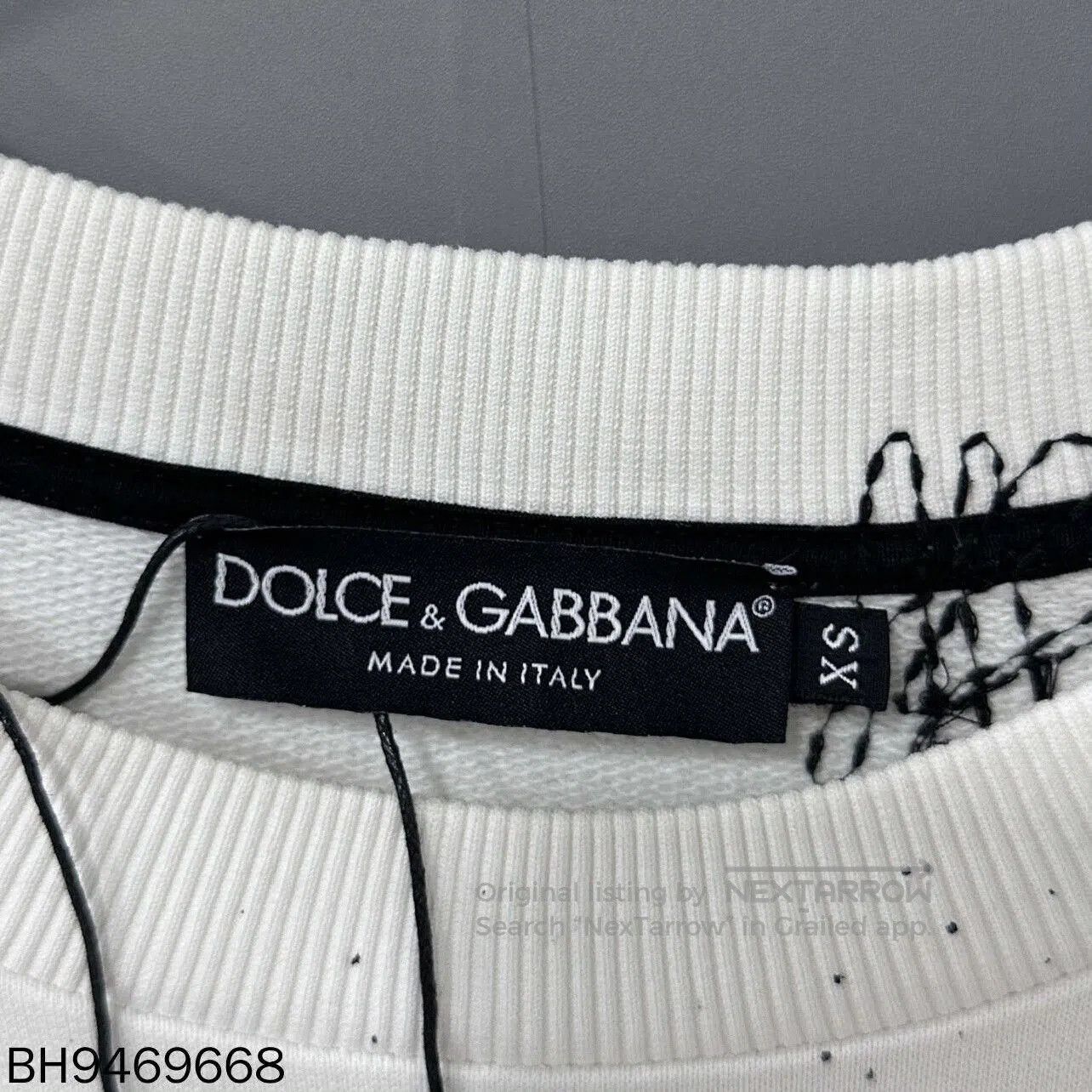 Dolce & Gabbana dolce & gabbana graphic print sweatshirt in white. Size US XS / EU 42 / 0 - 4 Thumbnail