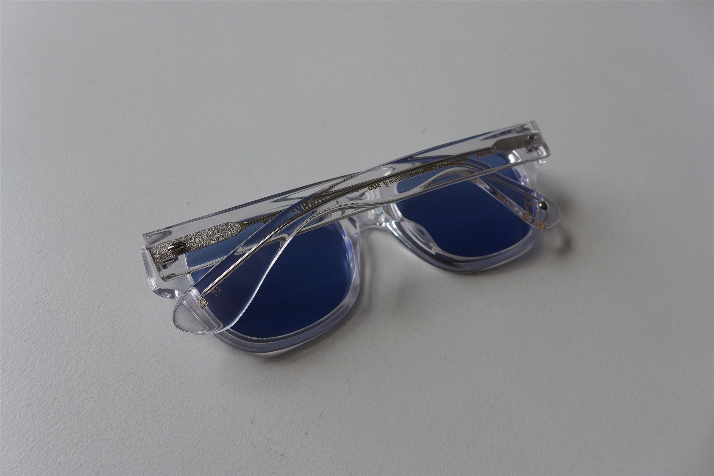 Garrett Leight GLCO x John Terzian Sunglasses -- Clear Acetate Size ONE SIZE - 5 Thumbnail