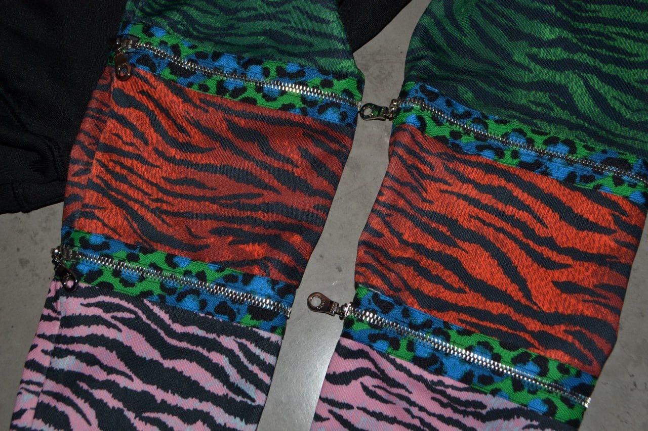 Jungles × Kenzo Kenzo H&M Jungle Sweatshirt Zipper Sleeves Beaded Design Size US XS / EU 42 / 0 - 6 Thumbnail
