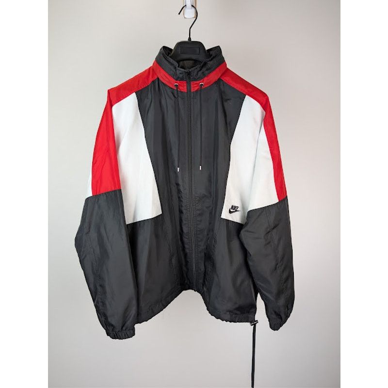 Nike o1rshd1 Sportswear Re-Issue Woven Jacket Black / Red / White Size US L / EU 52-54 / 3 - 2 Thumbnail