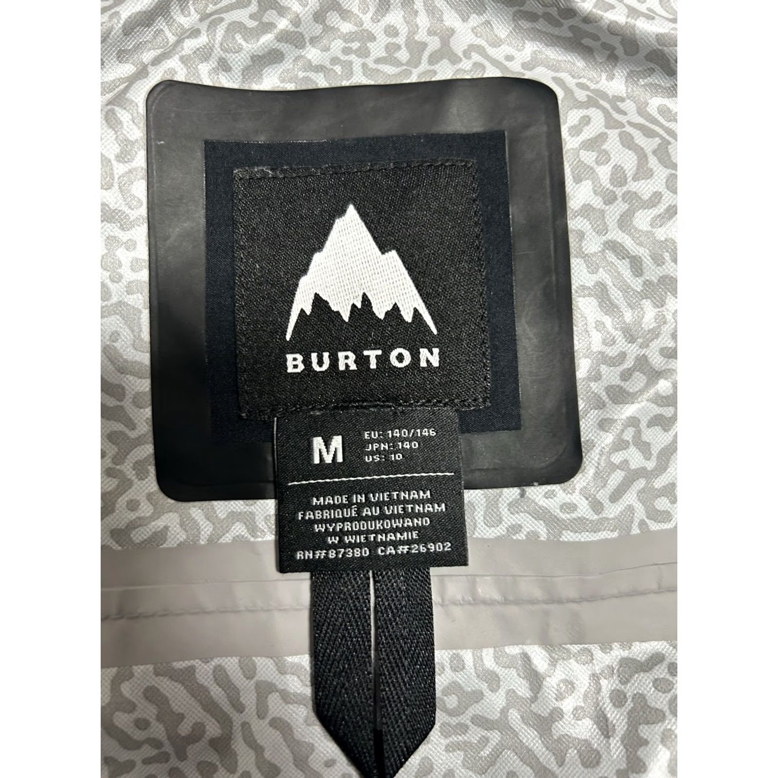 Burton Burton Women's Black FullZip Windbreaker Snow Jacket Sz Medium 100% Polyester Size M / US 6-8 / IT 42-44 - 7 Thumbnail