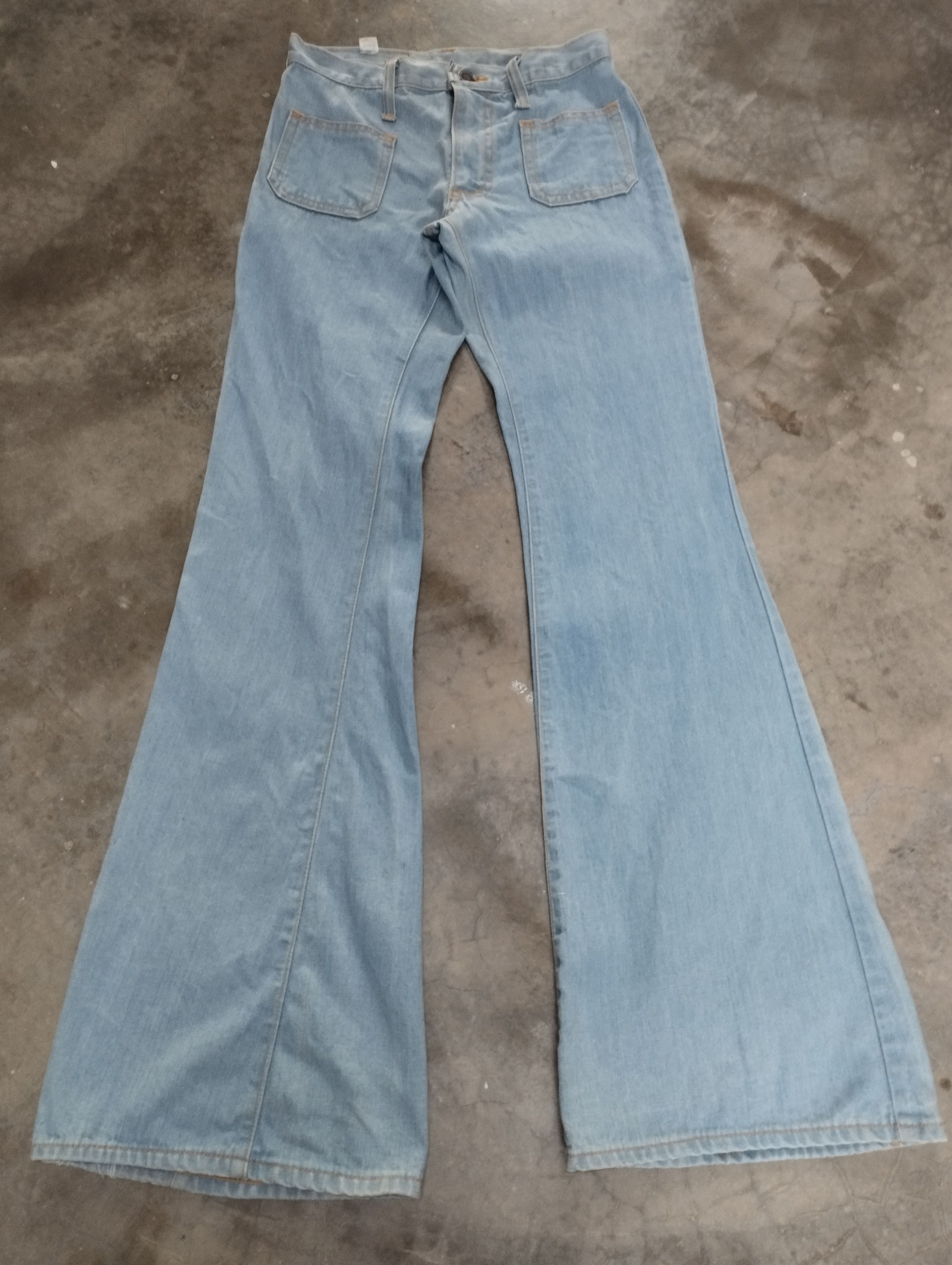 If Six Was Nine Flare Jeans Vintage Talon Zipper MAX Bootcut Jeans Size US 26 / EU 42 - 1 Thumbnail