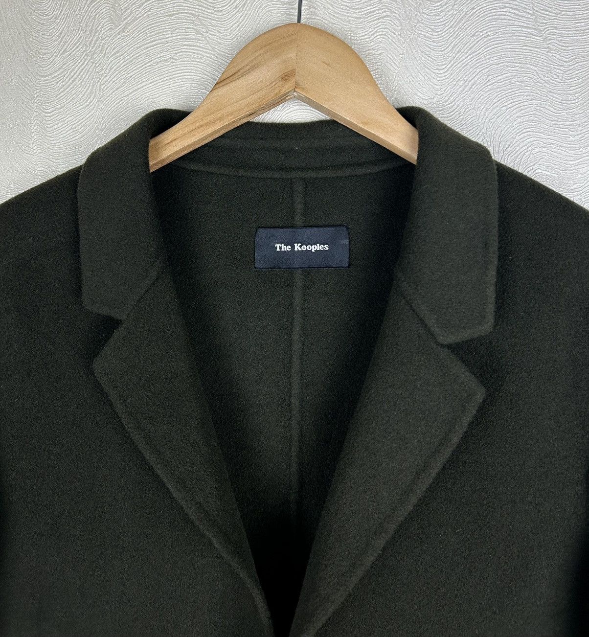 Designer × The Kooples The Kooples Khaki 100% Wool Coat Overcoat Jacket Size 46 / S Size US S / EU 44-46 / 1 - 5 Thumbnail