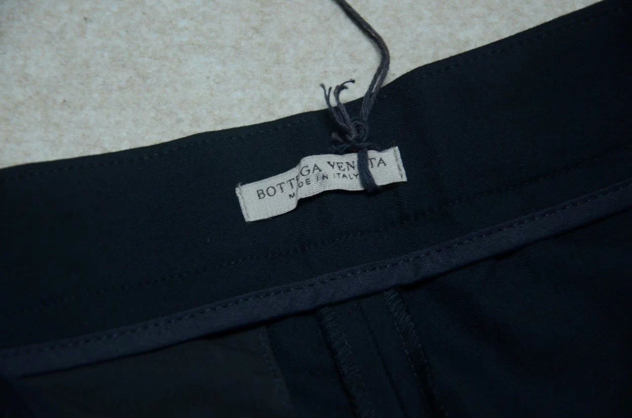 Bottega Veneta BV Black Tailored Chinos New with Tags Size 46S - 8 Thumbnail
