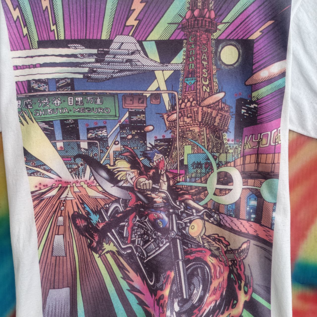 Vintage Vintage Anime Over Print tee Size US L / EU 52-54 / 3 - 2 Thumbnail