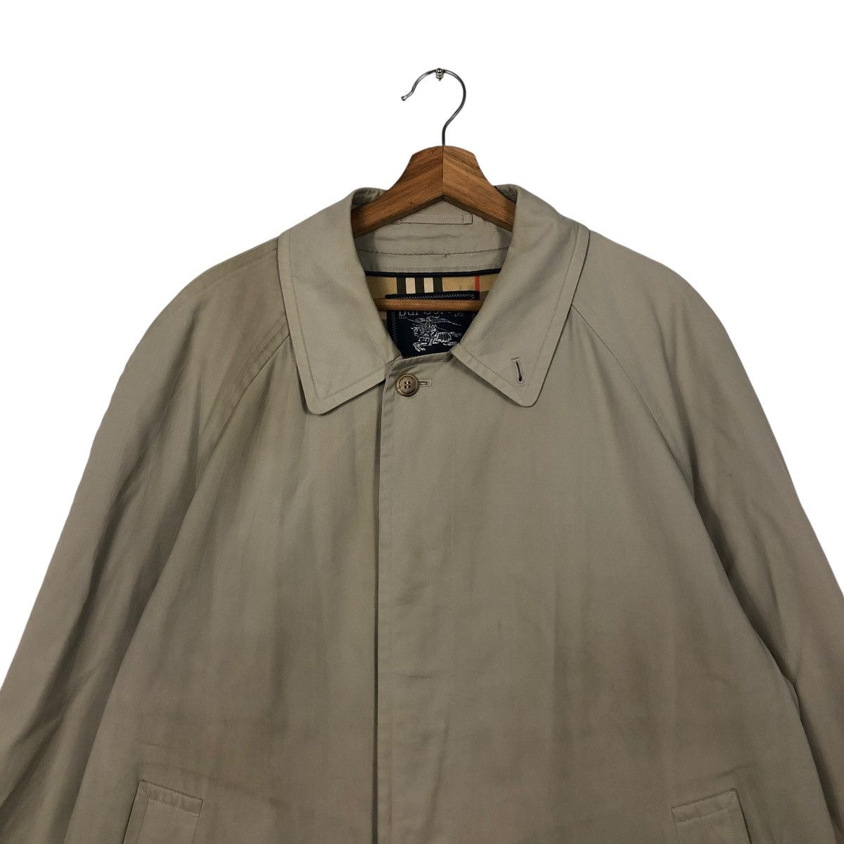 Burberry × Vintage 🔥VINTAGE LONG JACKET BURBERRYS NOVA CHECK BLANKET Size US M / EU 48-50 / 2 - 4 Thumbnail