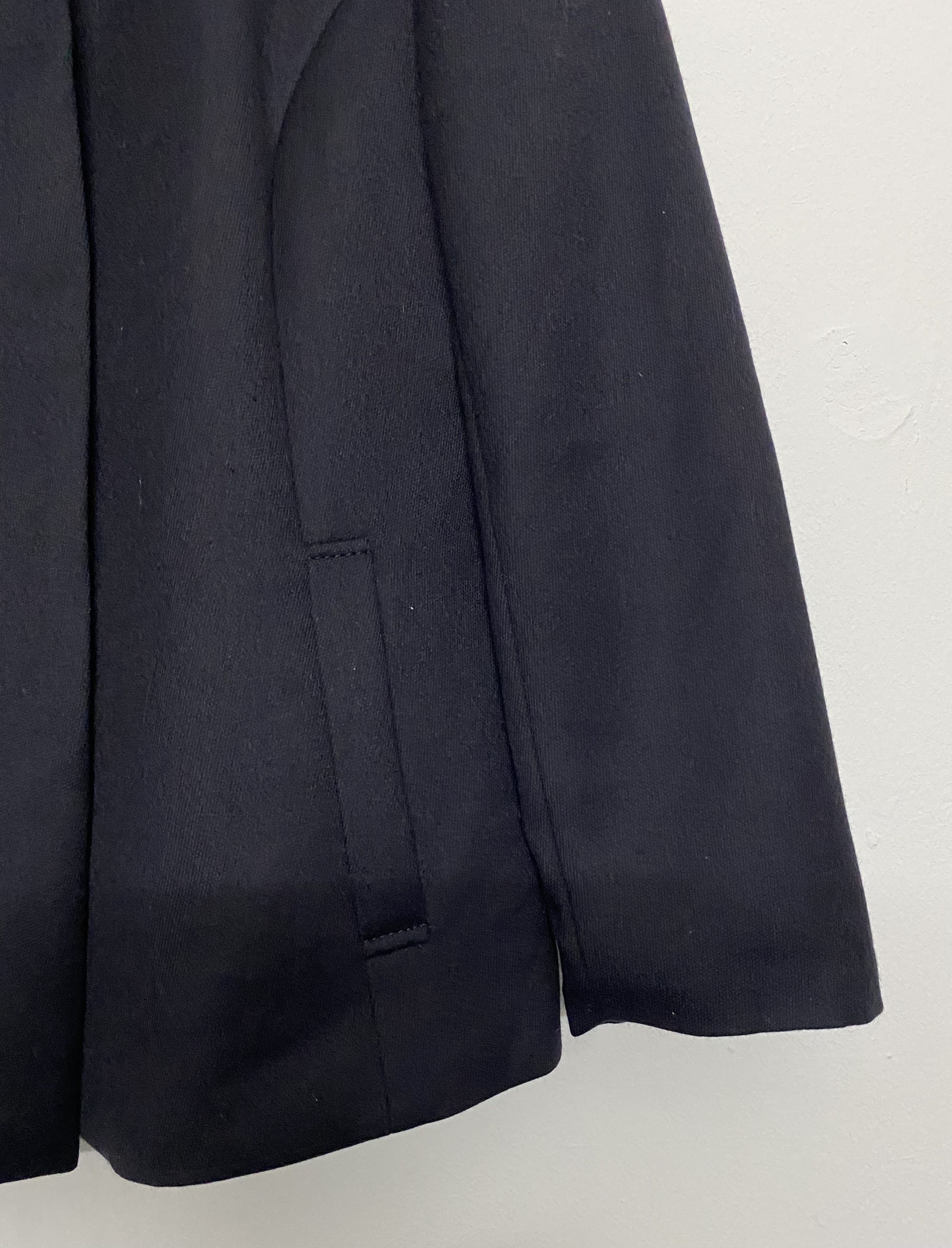 DAKS DAKS London Made In Japan Plain Black Jacket Size S / US 4 / IT 40 - 6 Thumbnail