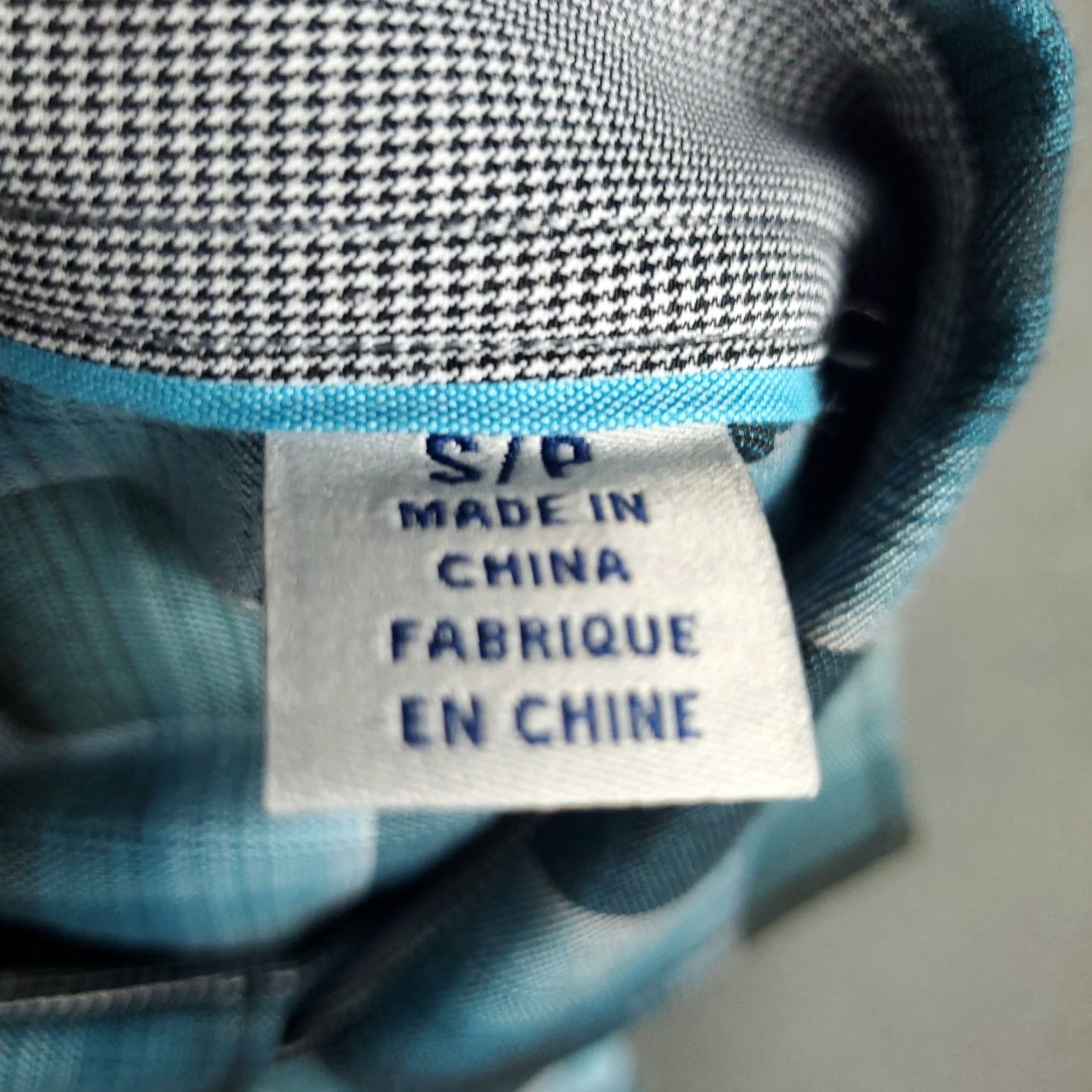 Tommy Bahama Tommy Bahama Shirt Mens Small Blue Plaid Cotton Button-Up Long Sleeve Size US S / EU 44-46 / 1 - 7 Thumbnail