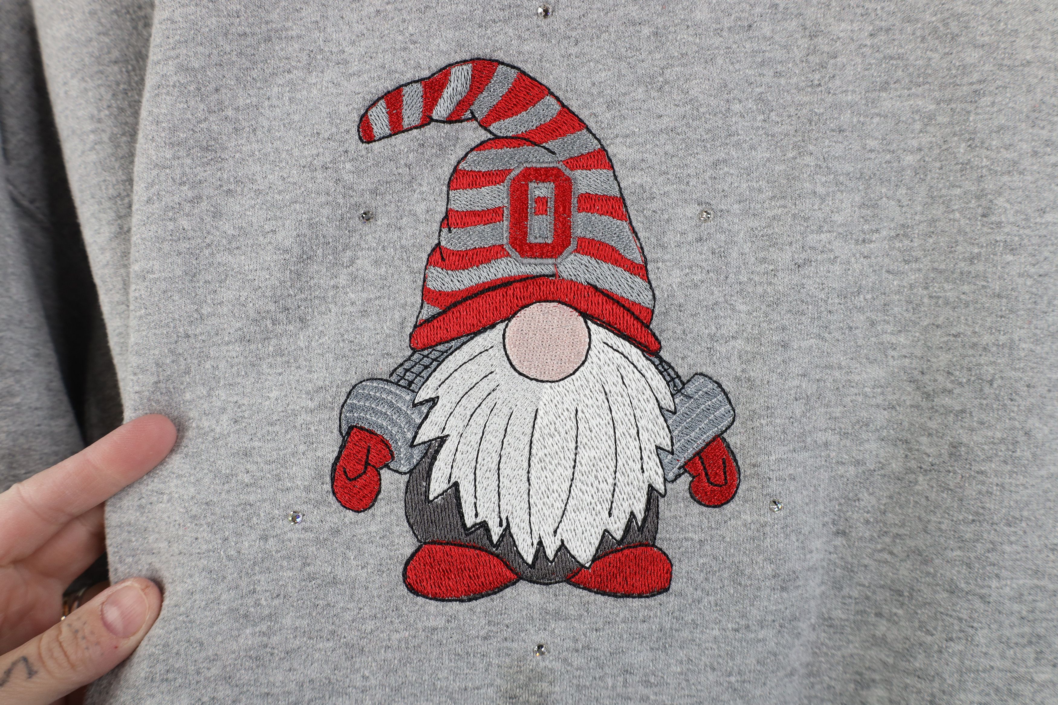 Vintage Vintage 90s Y2K Ohio State University Football Sweatshirt Size M / US 6-8 / IT 42-44 - 4 Thumbnail