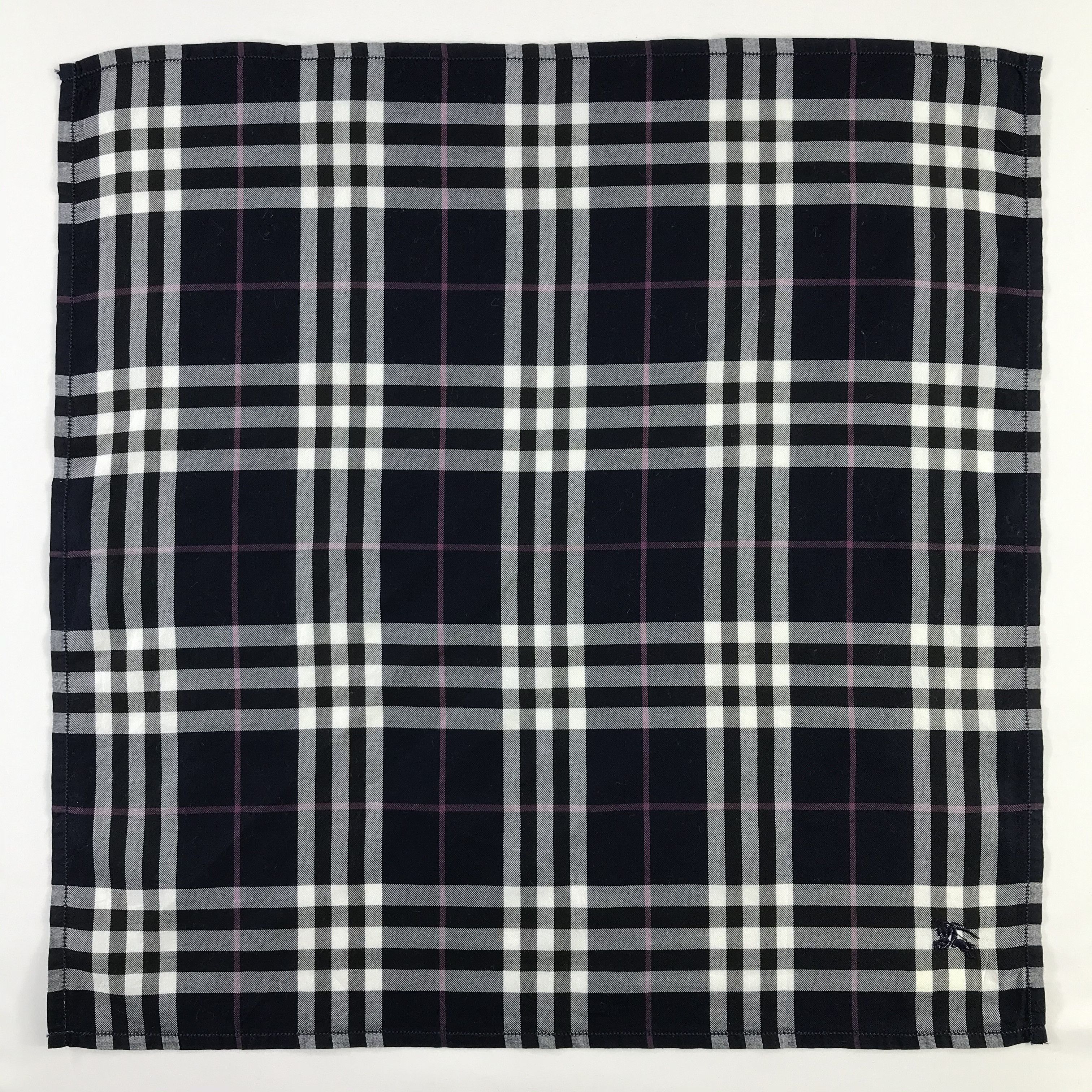 Burberry × Vintage Burberry Bandana / Handkerchief / Neckerchief - S1013 Size ONE SIZE - 1 Thumbnail